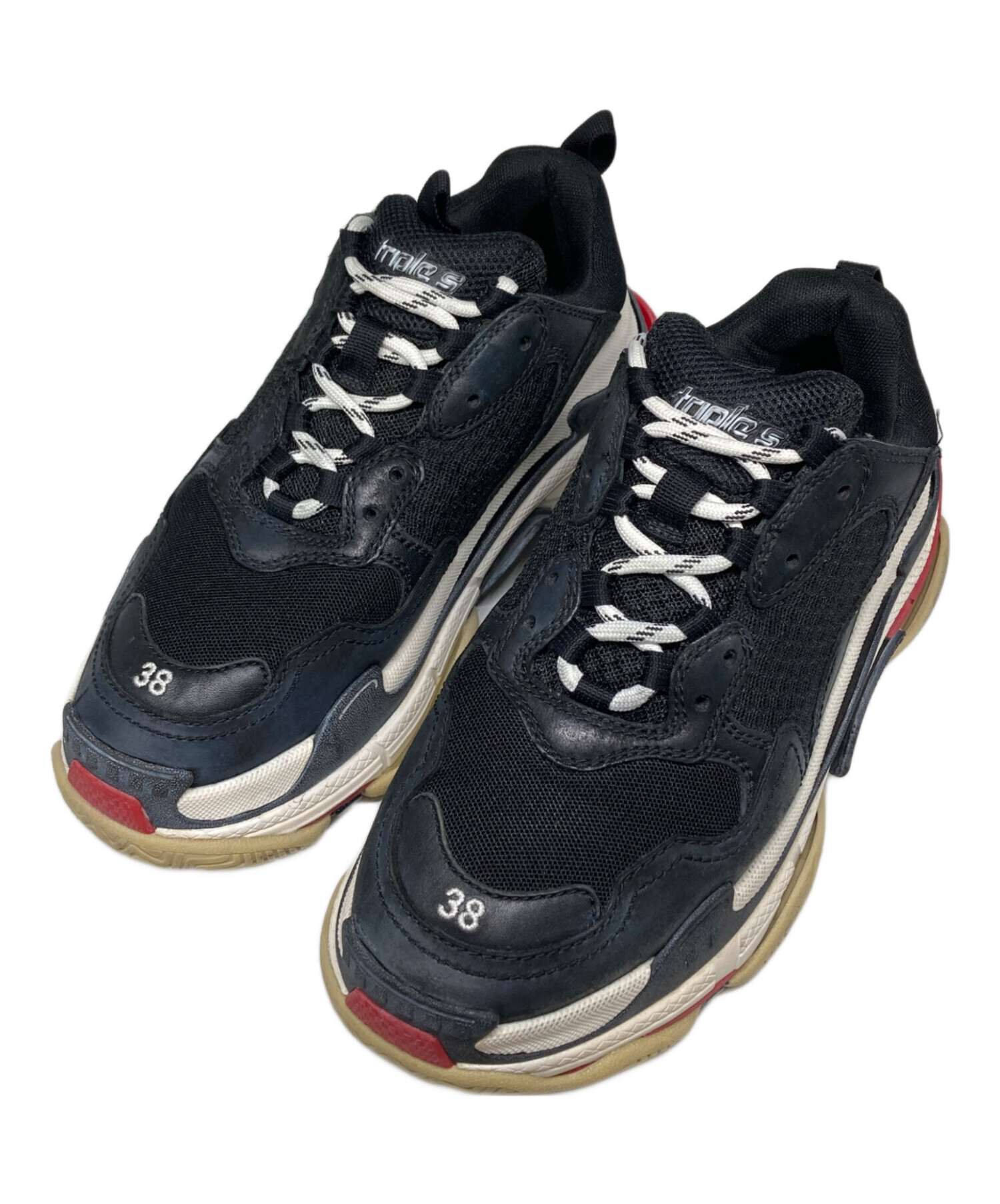 BALENCIAGA トリプルエス38 25cm 中古・古着通販】BALENCIAGA 