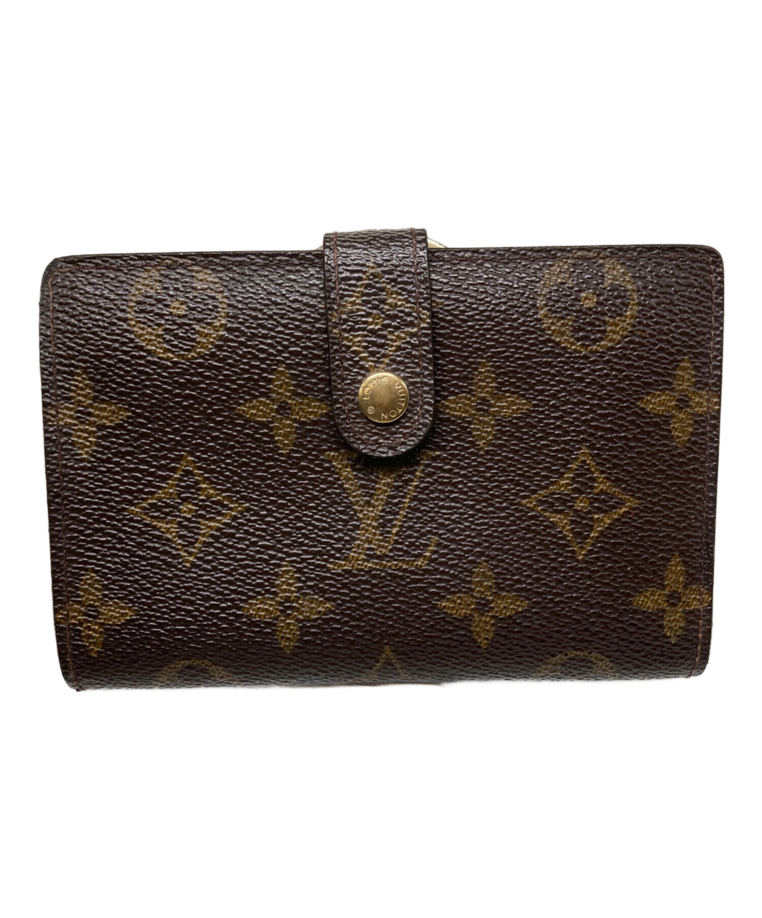 VUITTON 二つ折り財布 ジャンク品 ジャンク> ボロボロ！難あり爆安！ ルイヴィトン モノグラム 二つ折り