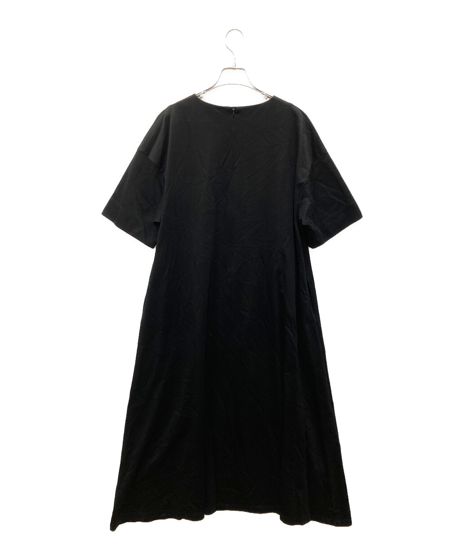 中古・古着通販】EBURE (エブール) H/Sワンピース ブラック サイズ:38  