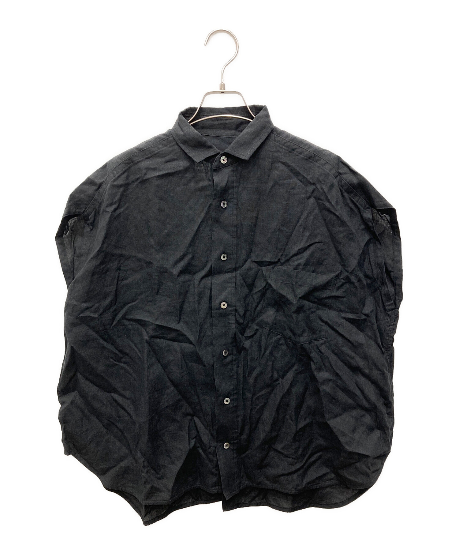 中古・古着通販】TICCA (ティッカ) フレンチスリーブリネンブラウス 
