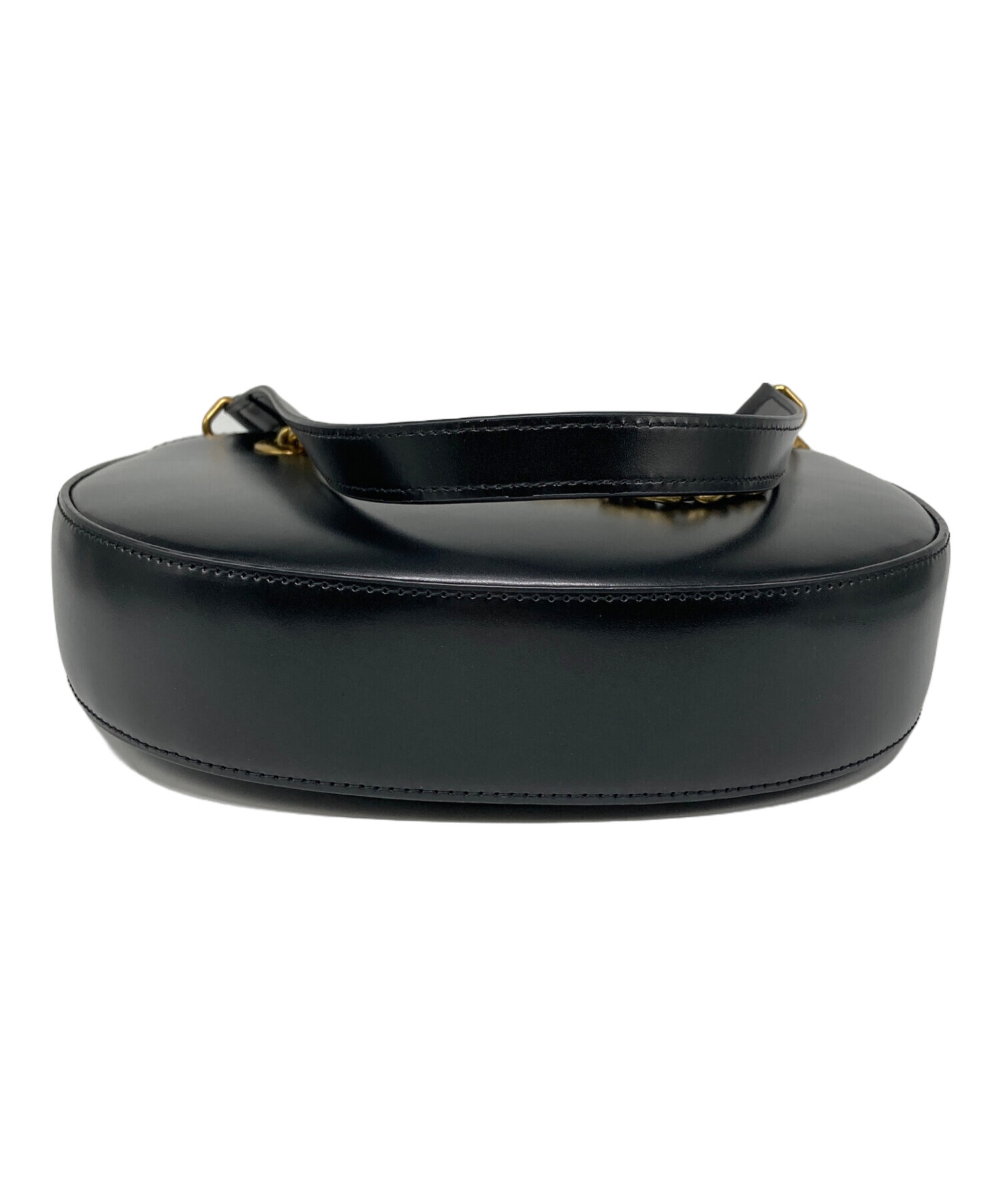 中古・古着通販】unitude (アニチュード) HALF-MOON BAG ブラック