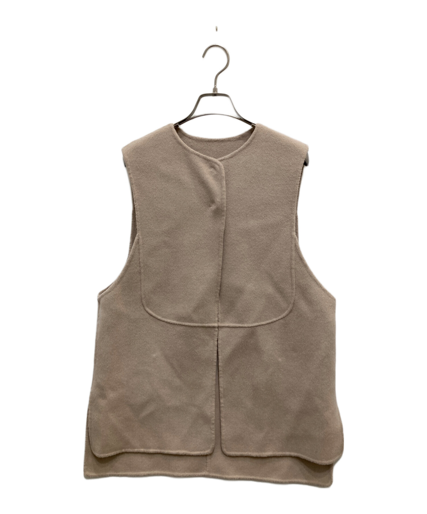 machatt マチャット リバーウールベスト ベージュ 【公式通販】