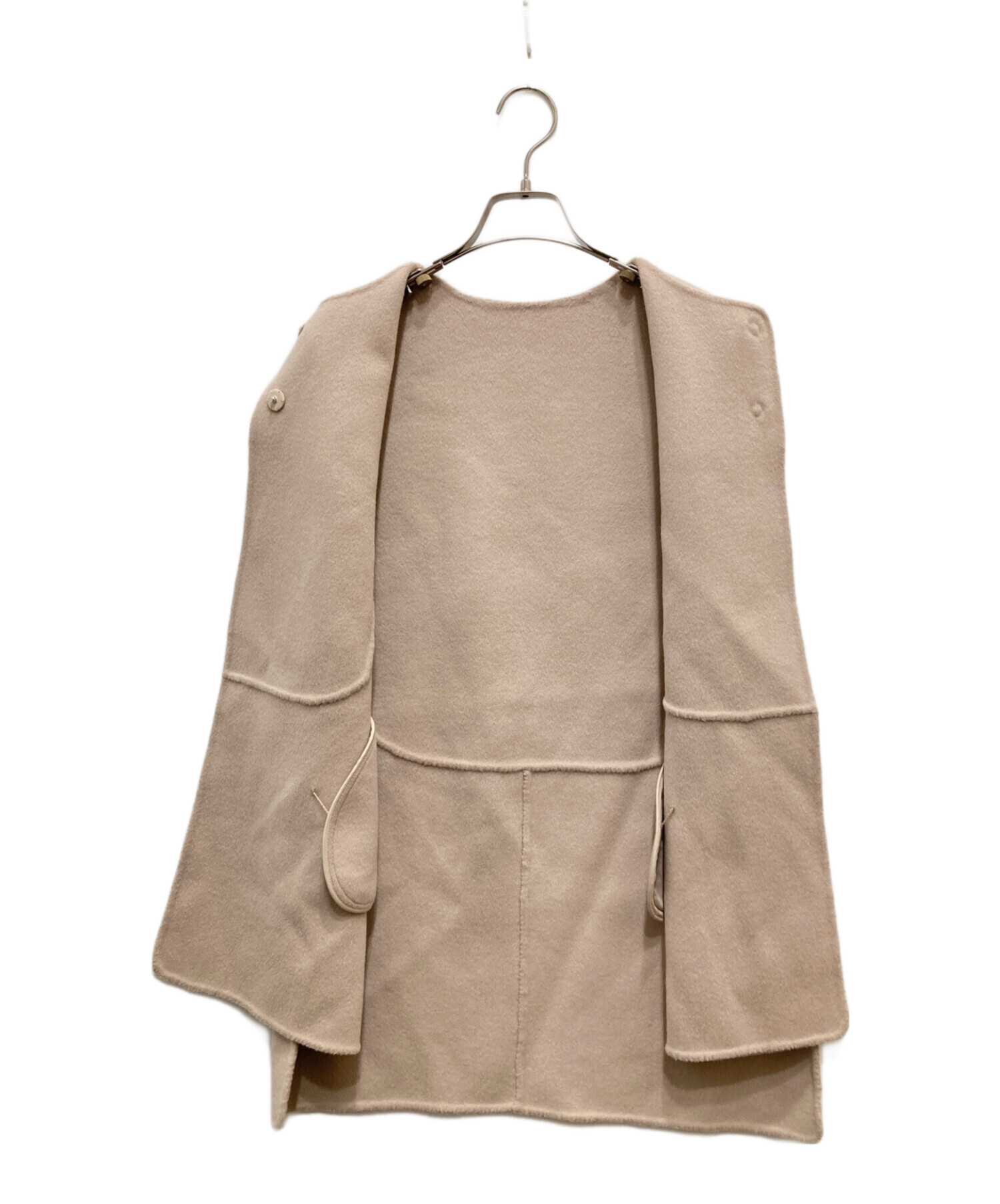 マチャット MACHATT リバーウールベスト ベージュ MACHATT マチャット