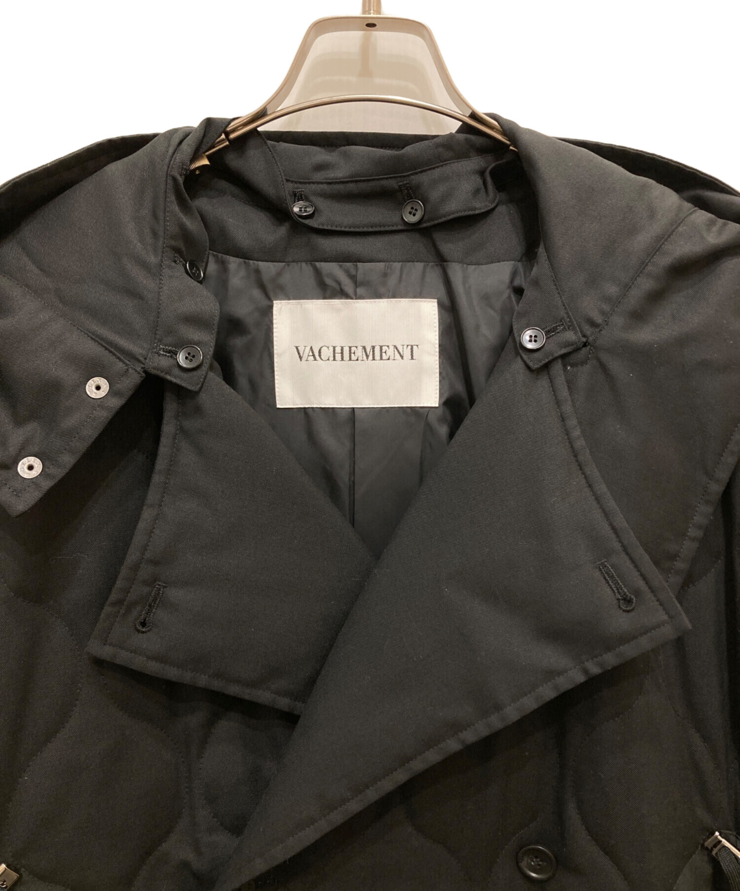 中古・古着通販】vachement (ヴァシュモン) ウールギャバキルティング