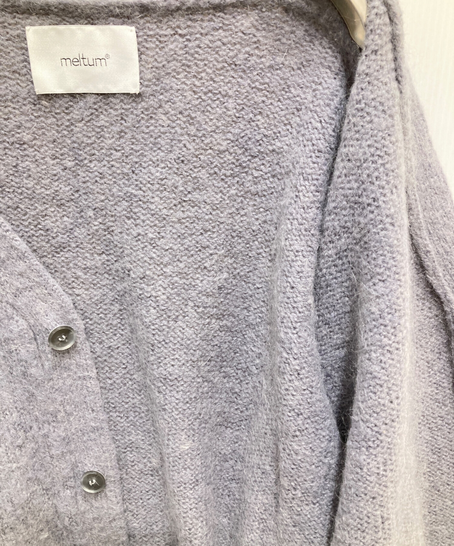 中古・古着通販】meltum (メルタム) MOHAIR CARDIGAN / モヘヤ