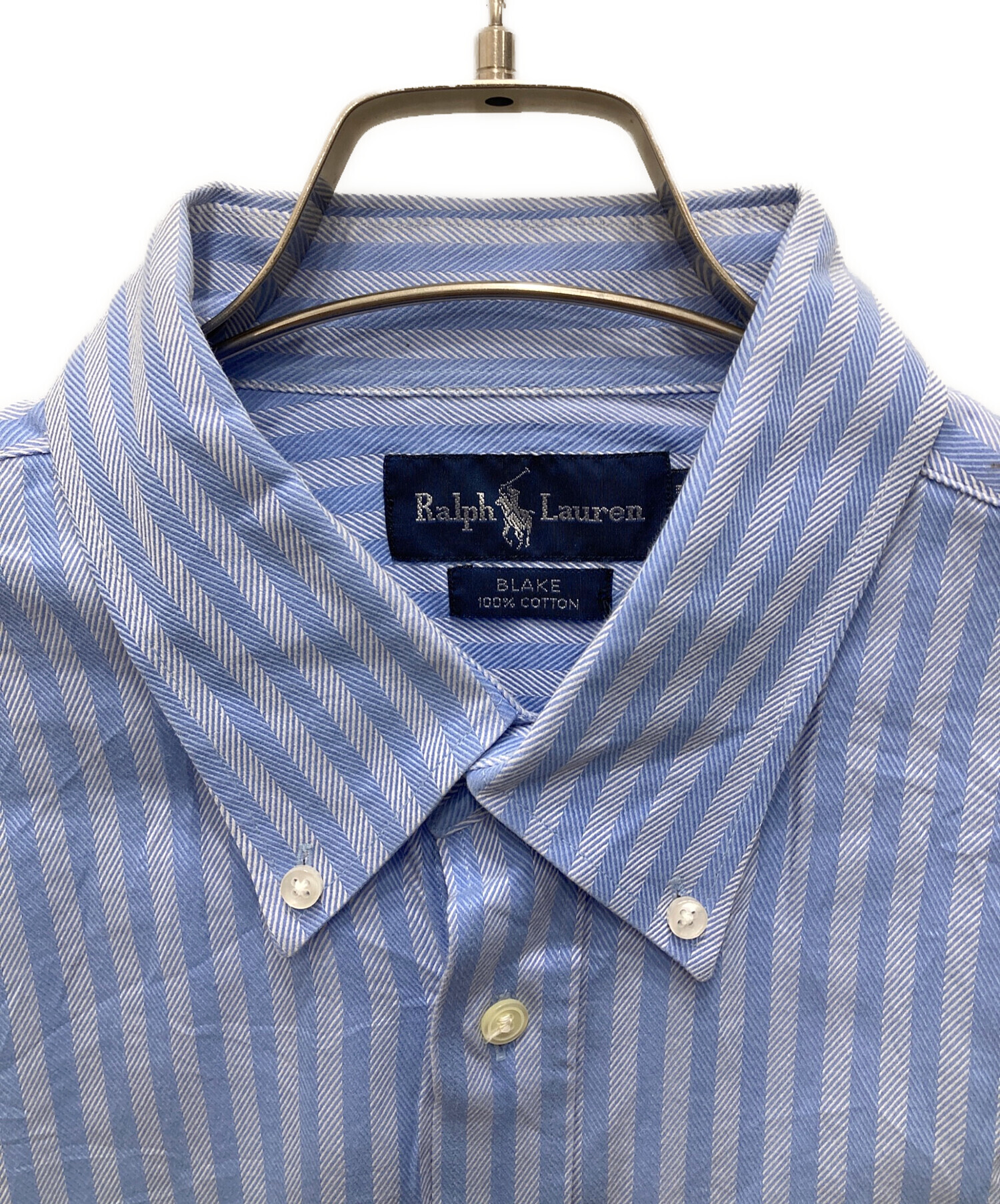 中古・古着通販】RALPH LAUREN (ラルフローレン) ストライプシャツ 