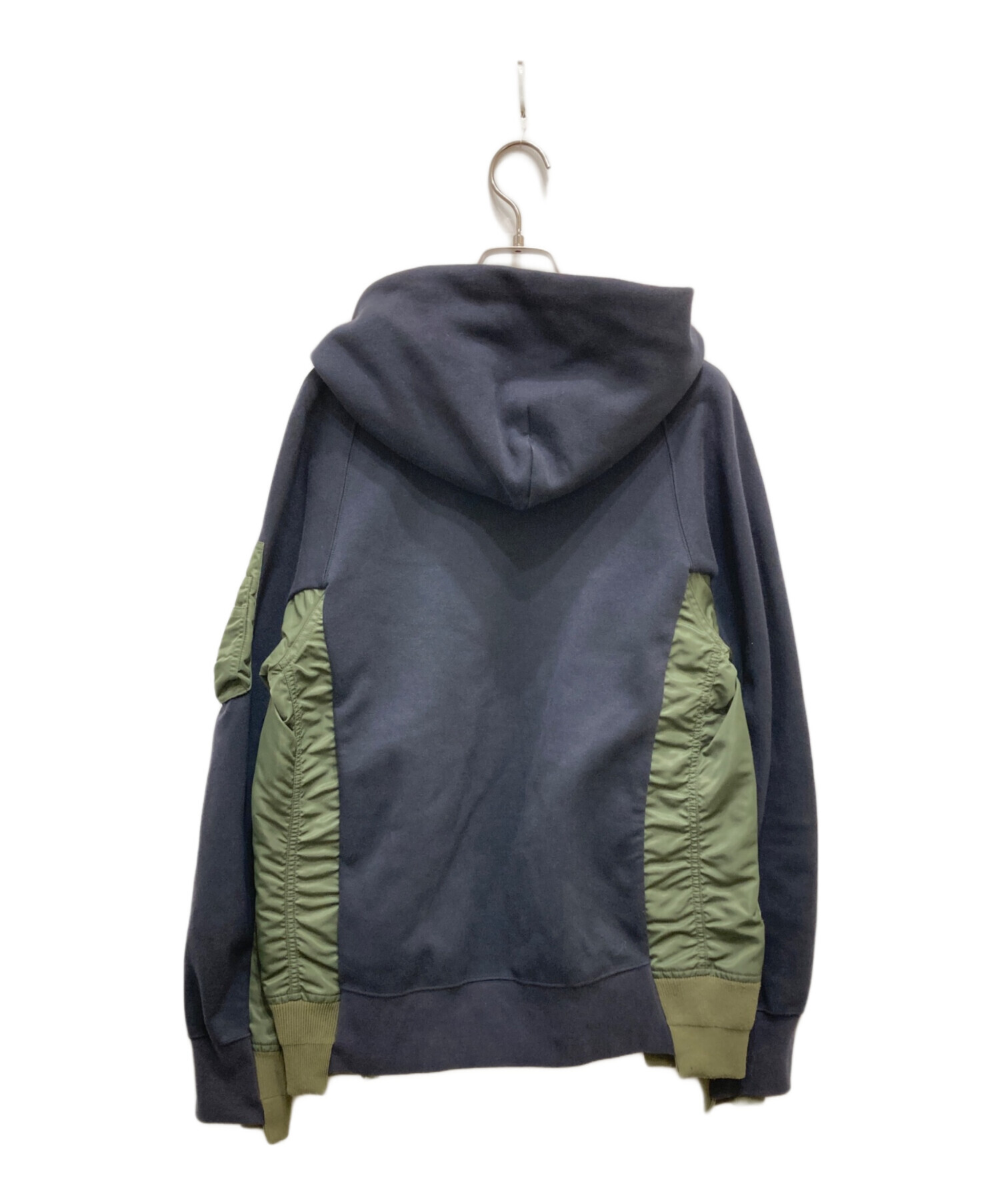 中古・古着通販】sacai (サカイ) NIKE (ナイキ) パーカー ネイビー