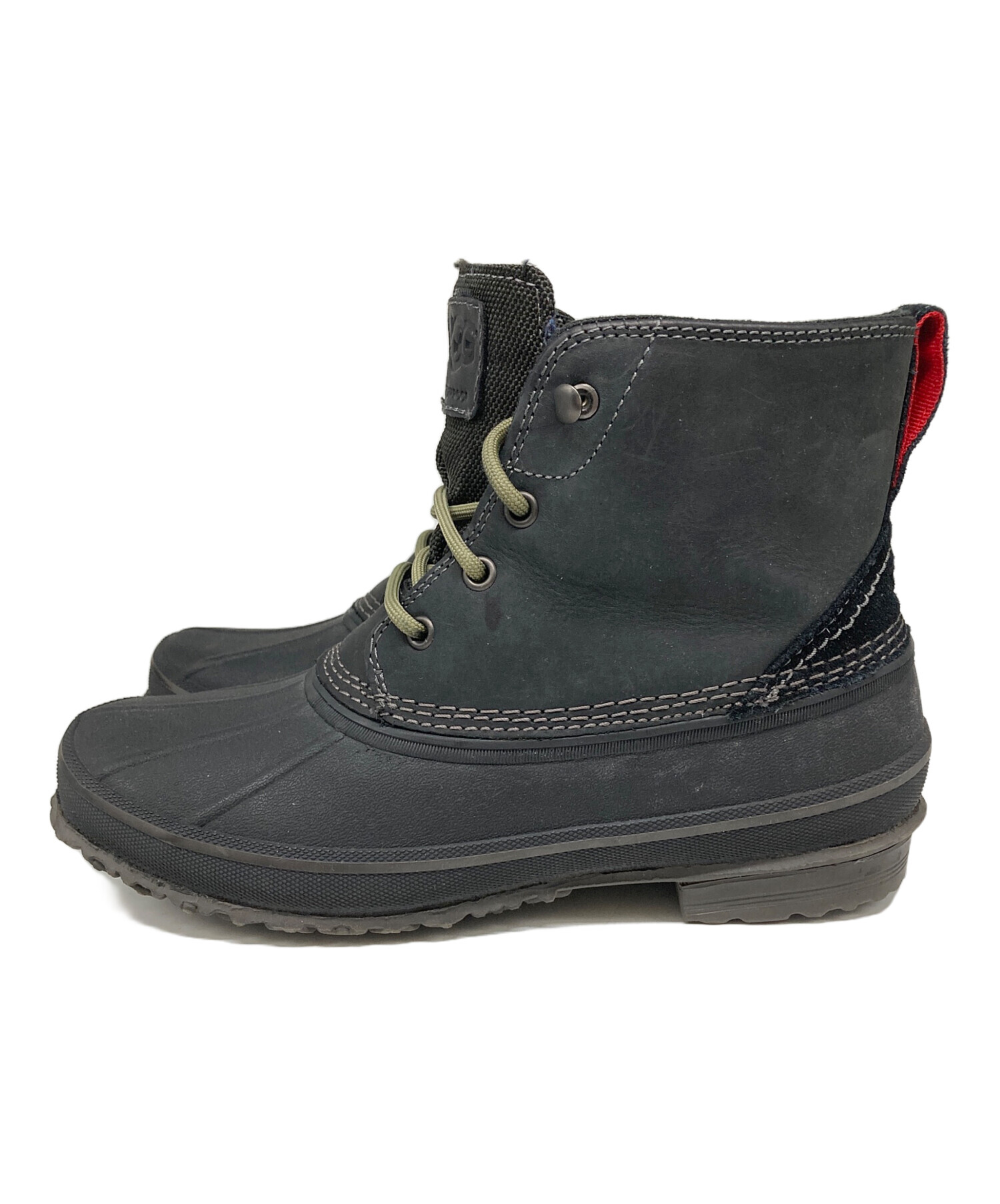 中古・古着通販】UGG (アグ) スノーブーツ ブラック サイズ:US7 