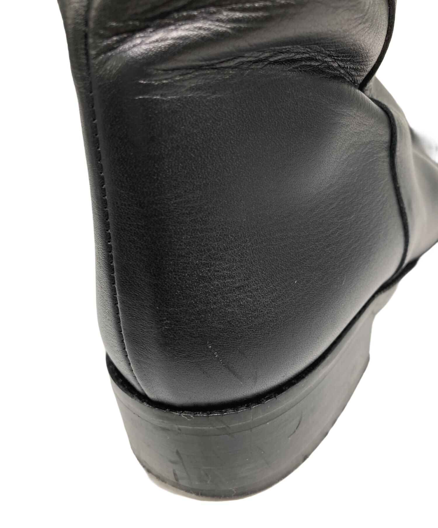 中古・古着通販】REMME (レメ) ロングブーツ ブラック サイズ:24cm(38