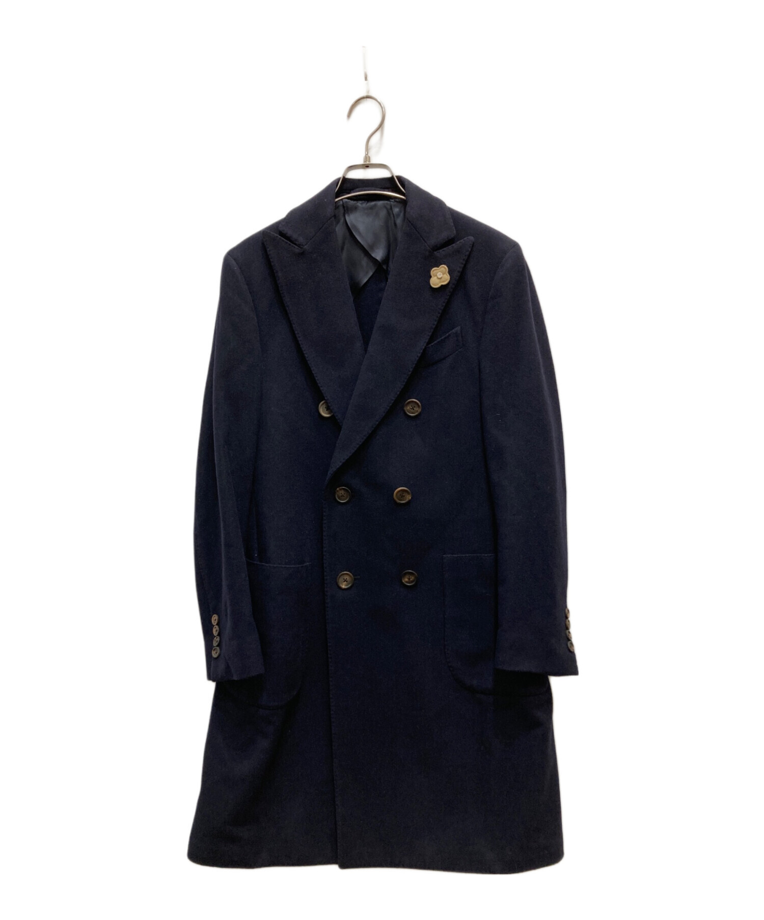 中古・古着通販】LARDINI (ラルディーニ) ウールコート ネイビー