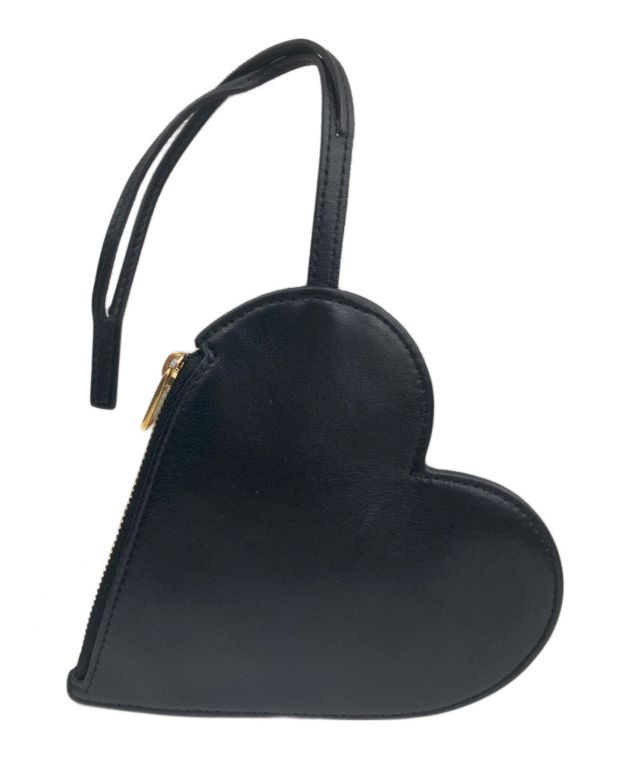 中古・古着通販】JIL SANDER (ジルサンダー) ハートポーチ ブラック