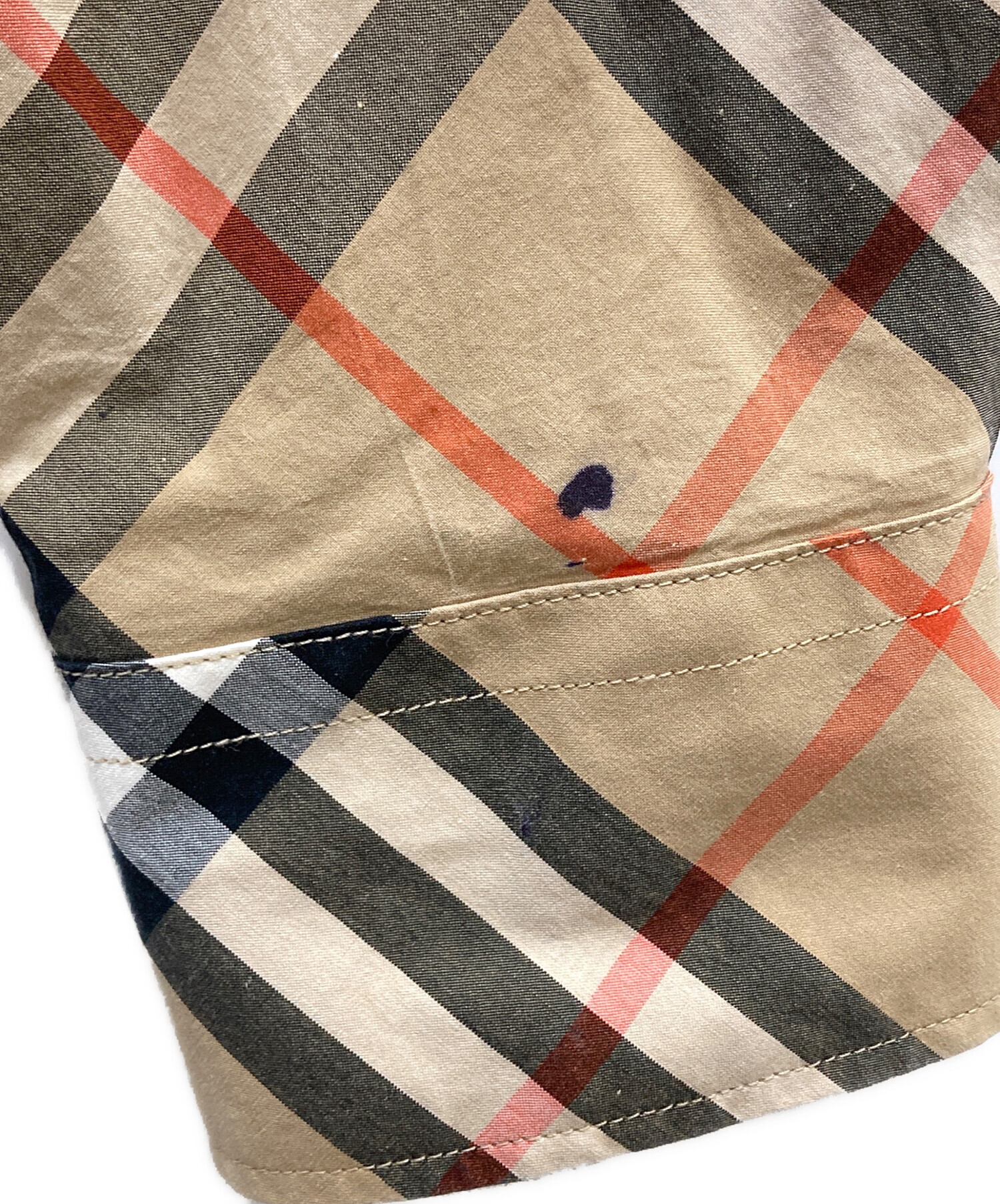 中古・古着通販】BURBERRY (バーバリー) ノバチェックシャツ ベージュ