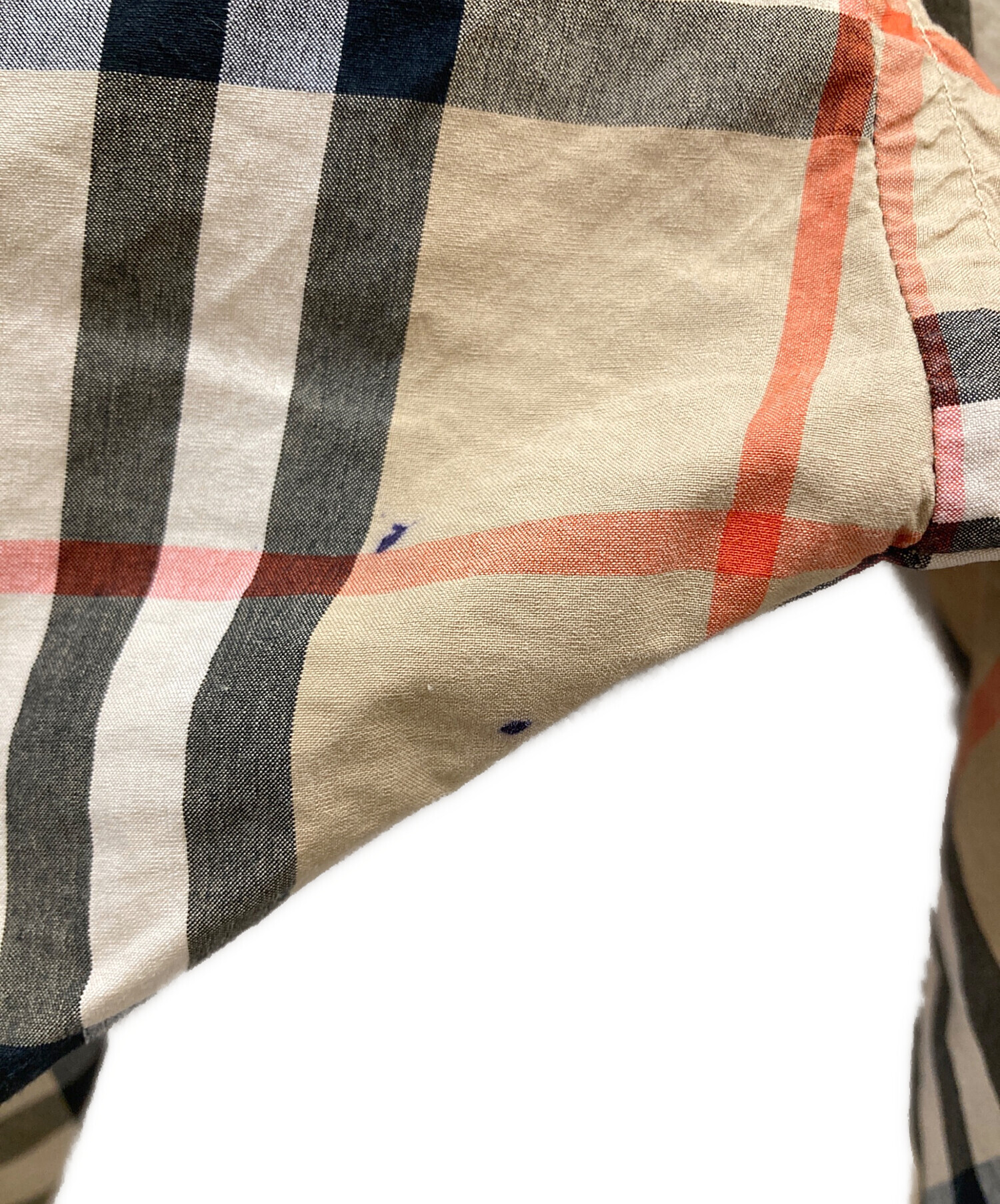 中古・古着通販】BURBERRY (バーバリー) ノバチェックシャツ ベージュ