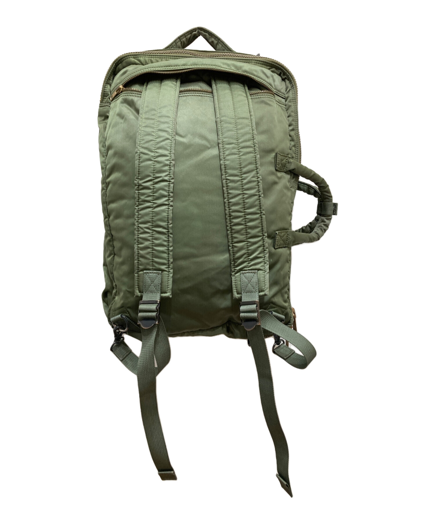 希少 PORTER ポーター タンカー 3way ブリーフケース　セージグリーン 中古・古着通販】PORTER (ポーター) タンカー3WAYブリーフケース