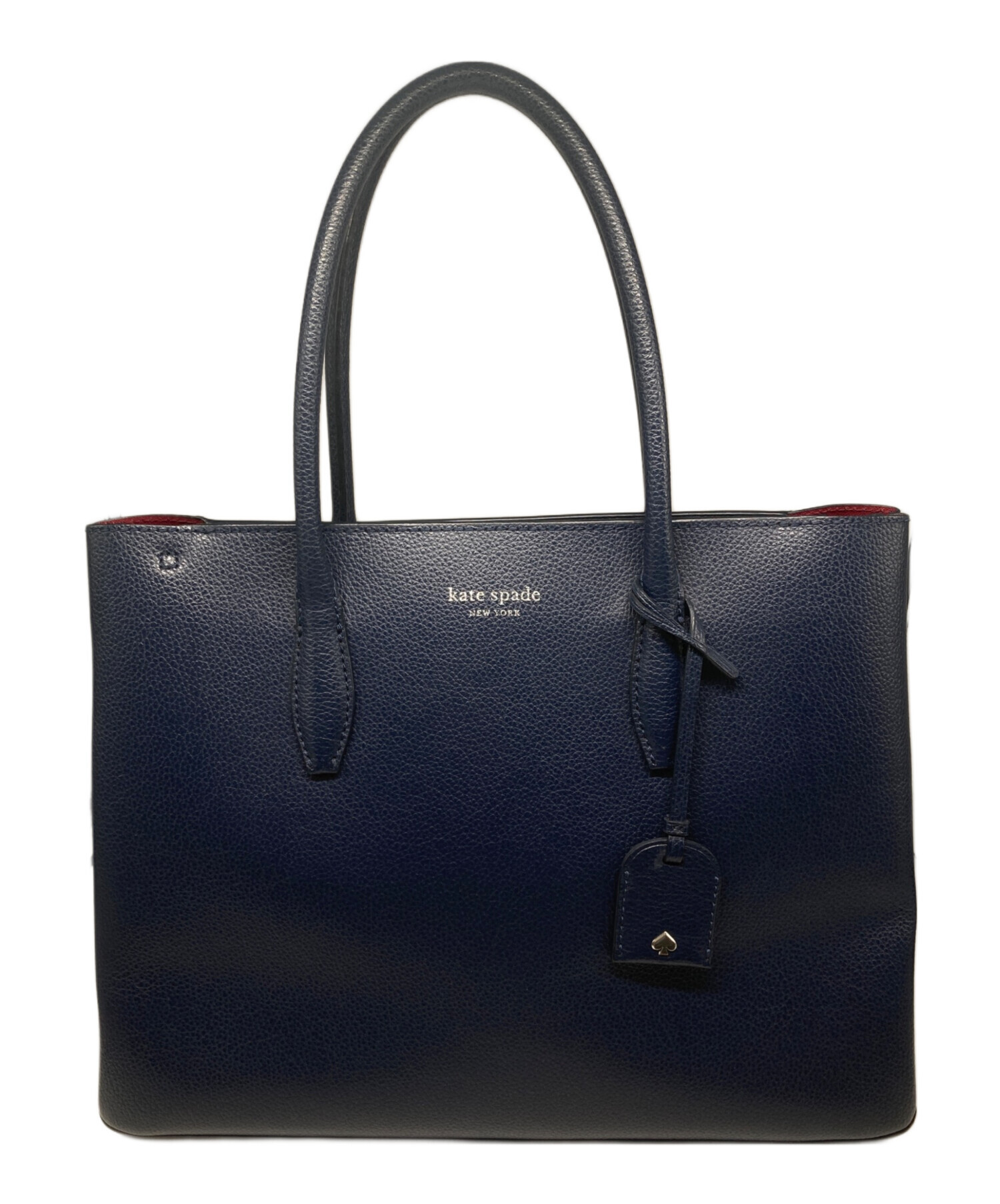 中古・古着通販】Kate Spade (ケイトスペード) ハンドバッグ ネイビー 