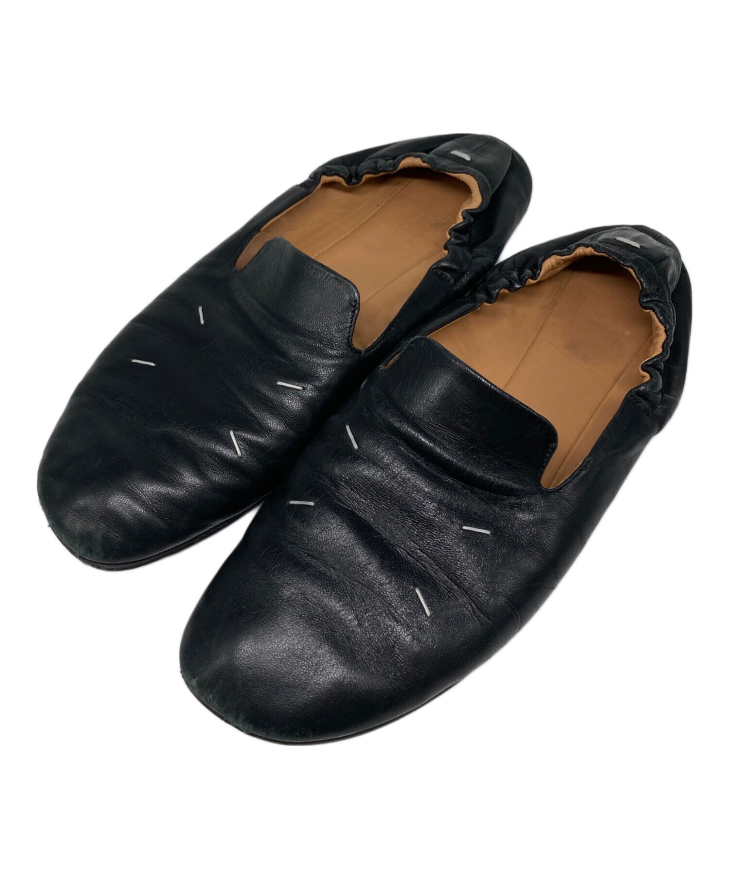 中古・古着通販】Maison Margiela (メゾンマルジェラ) レザ-スリッポン 