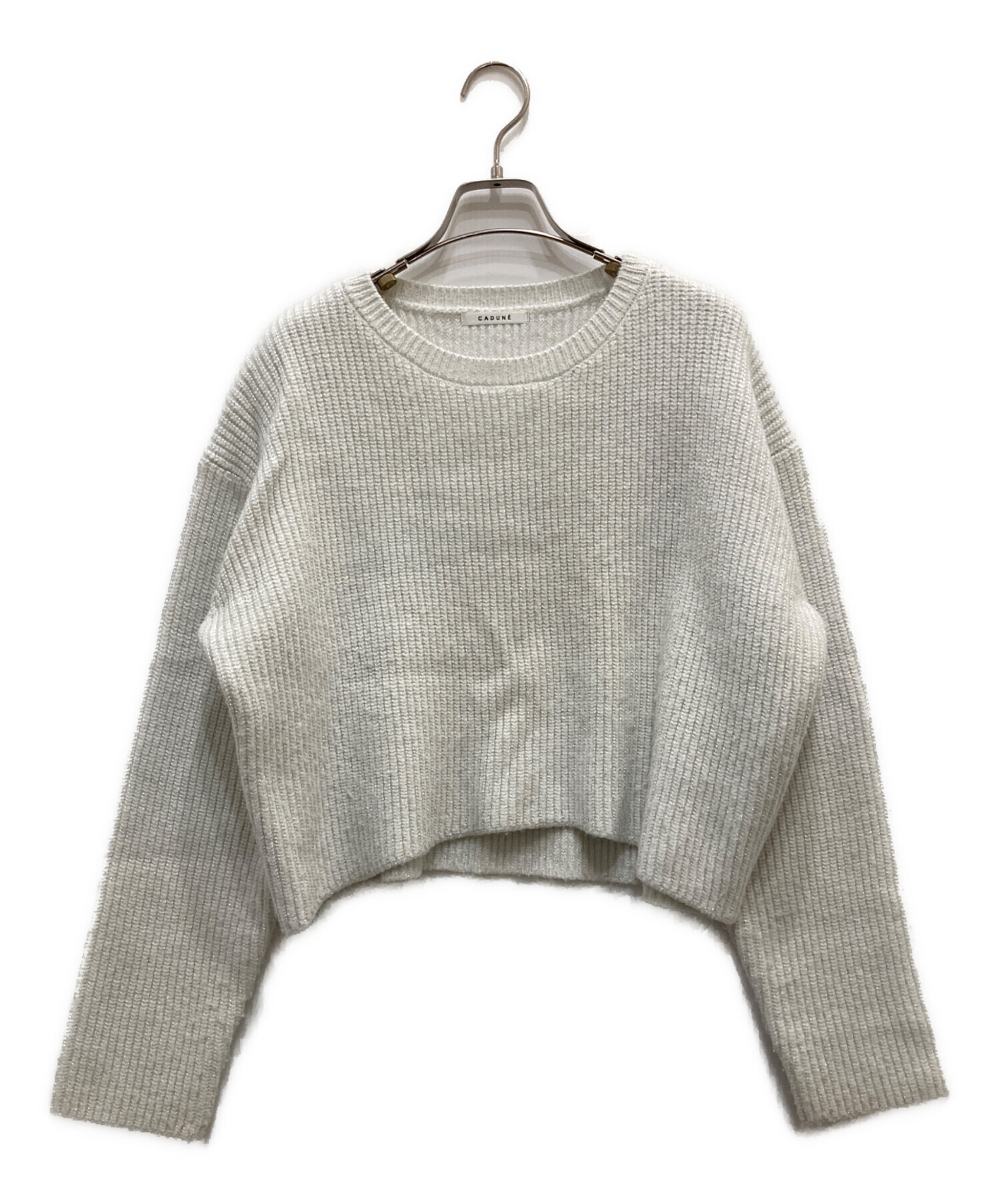 中古・古着通販】CADUNE (カデュネ) フレアSETニット サイズ:38