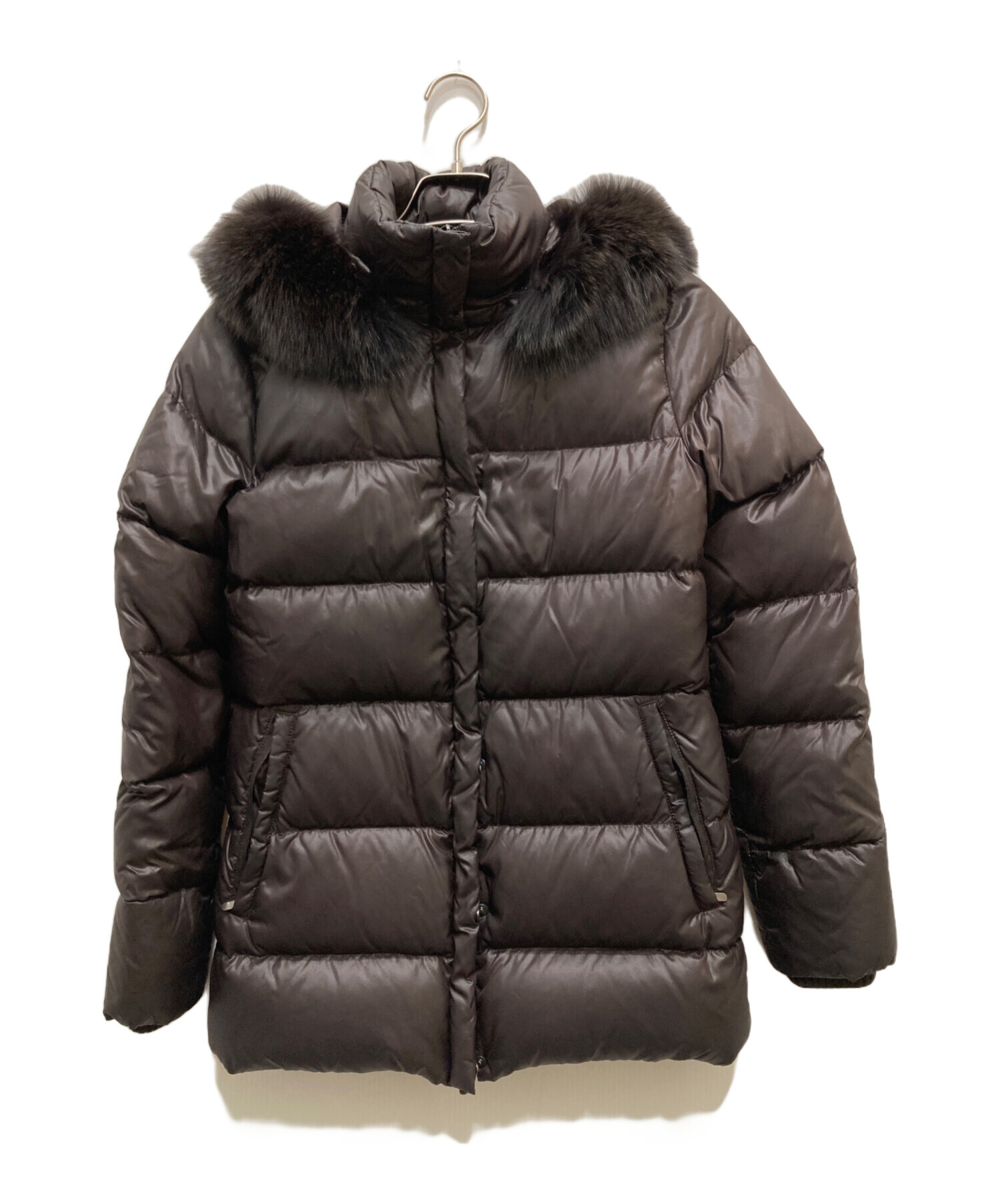 DUVETICA ダウンジャケット サイズ40 ダークブラウン 中古・古着通販】DUVETICA (デュベティカ) ダウンジャケット ダーク