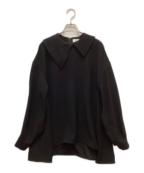 【中古】ENFOLD PEツイル アシンメカラーBLOUSE 38 中古・古着通販】ENFOLD (エンフォルド) PEツイル アシンメカラー