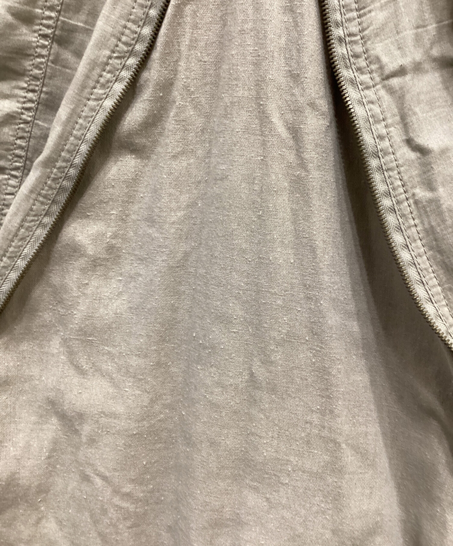 ☆新品未使用☆goa ゴア スライドジップロングスカート 中古・古着通販】goa (ゴア) ミリタリージップロングスカート カーキ