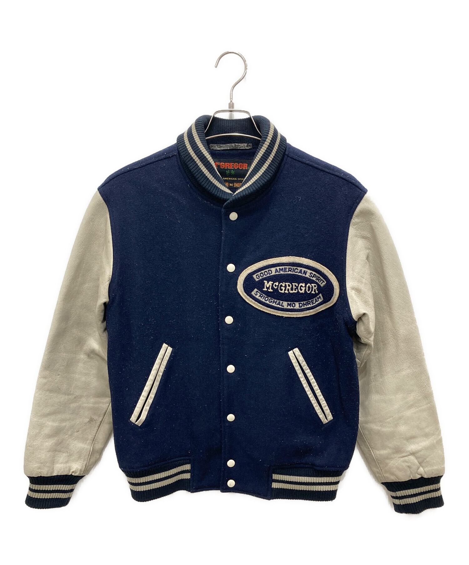 中古・古着通販】McGREGOR (マクレガー) ヴィンテージ袖レザー