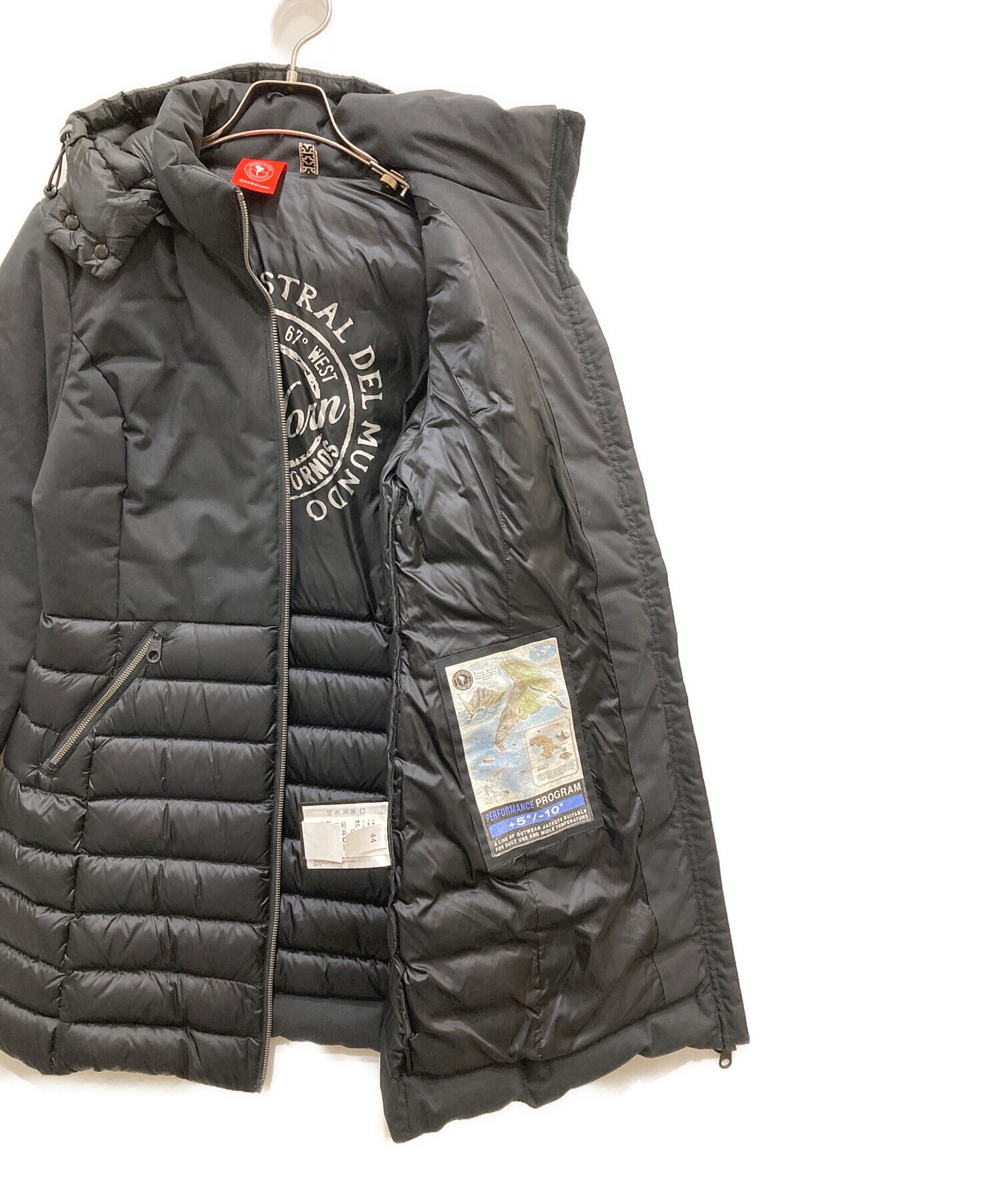 中古・古着通販】CAPEHORN (ケープホーン) ダウンコート ブラック 