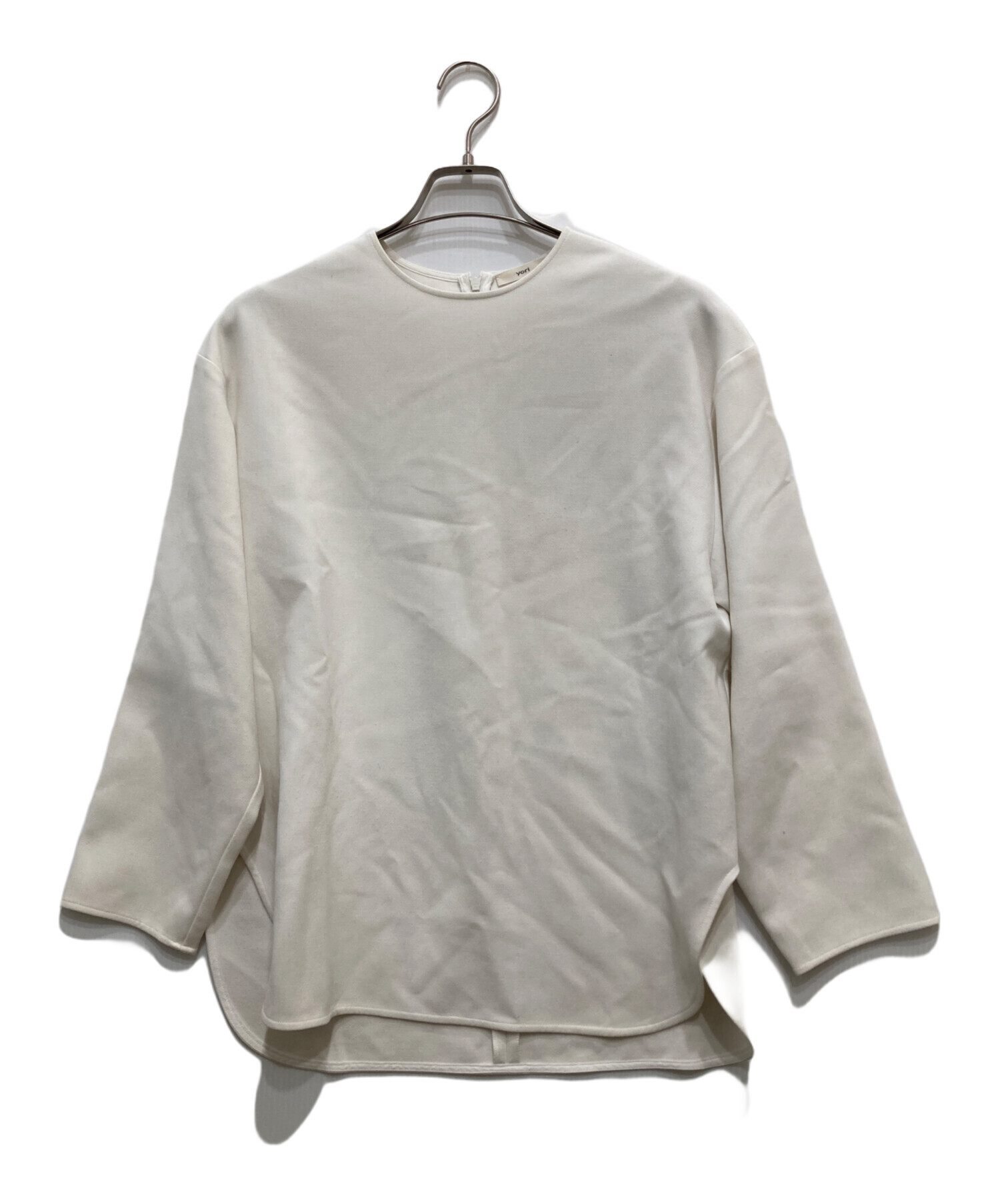 yori ダブルクロスTeeブラウス yori ヨリ ダブルクロスTeeブラウス