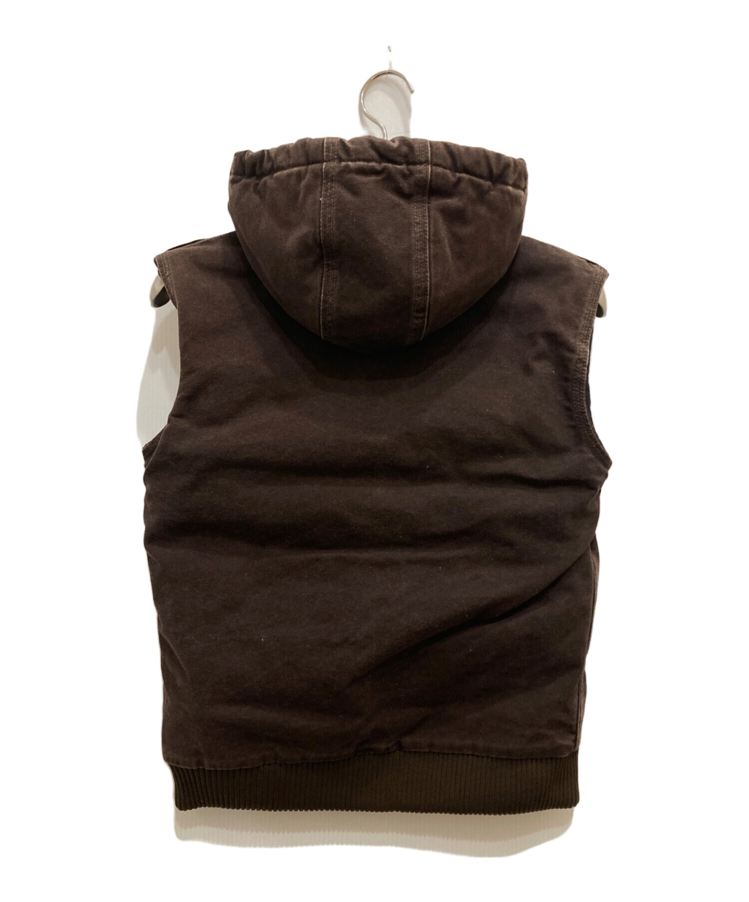Carhartt ダークブラウン ベスト Lサイズ 中古・古着通販】CarHartt (カーハート) ダックベスト ダークブラウン