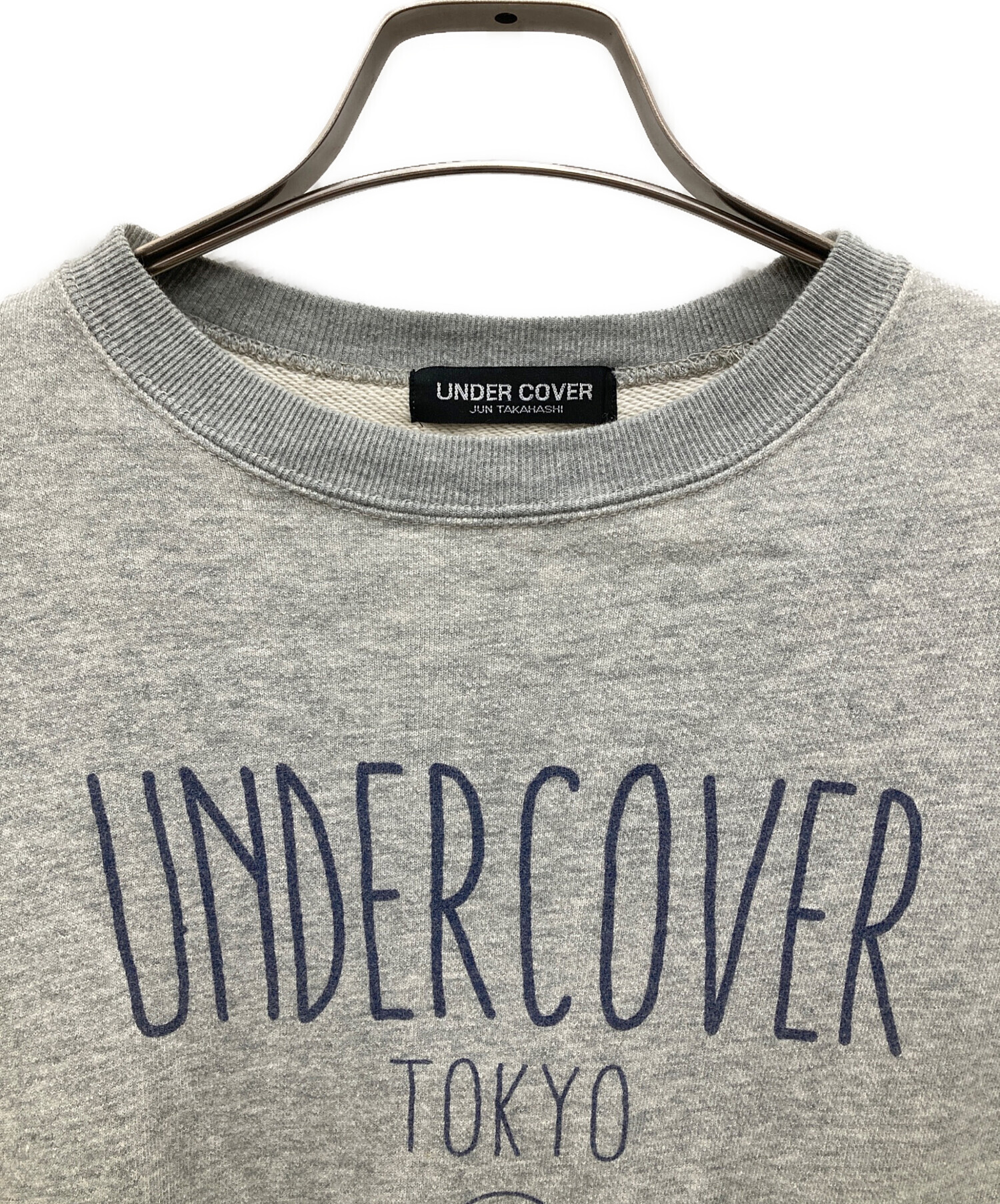 UNDERCOVER グレー ロゴスウェット