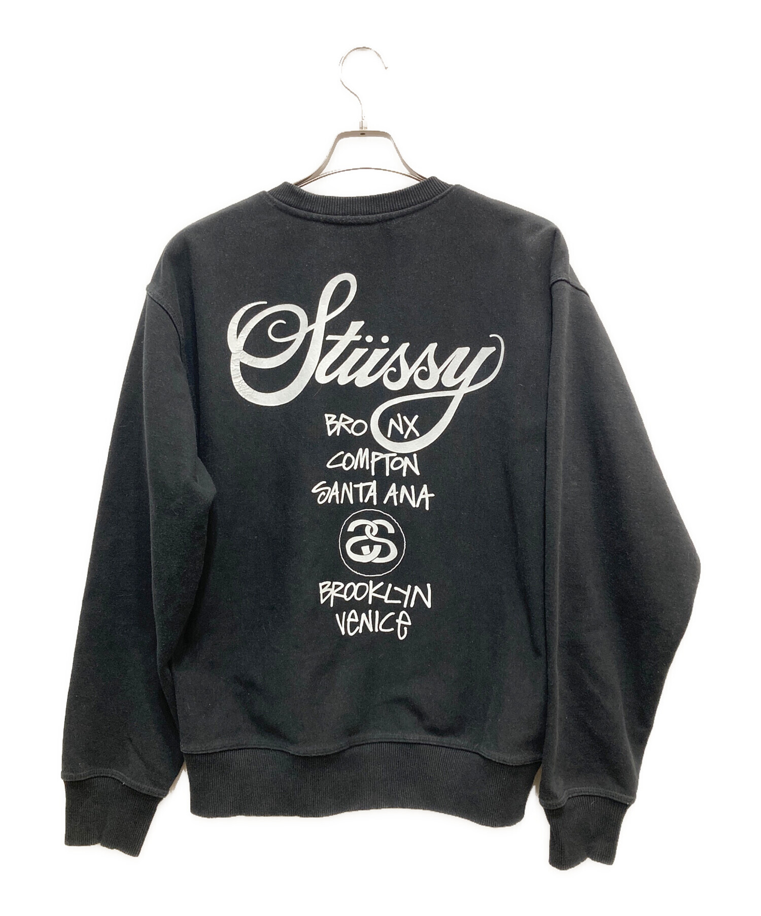 中古・古着通販】stussy (ステューシー) WORLD TOUR CREW ロゴ 