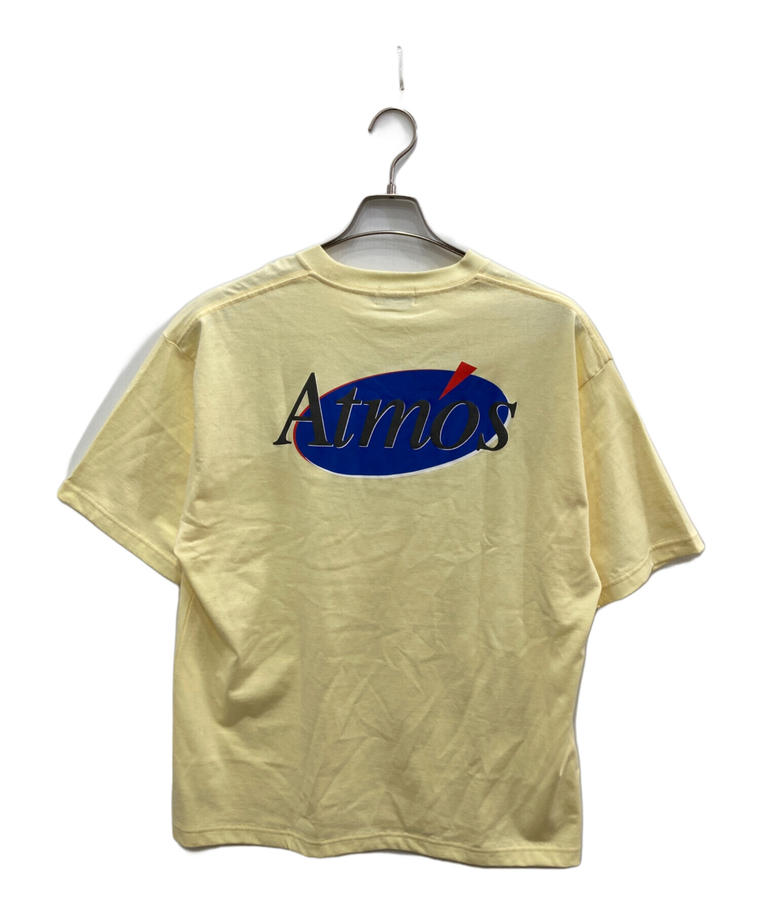 中古・古着通販】ATMOS (アトモス) Back Logo T-shirt イエロー サイズ 