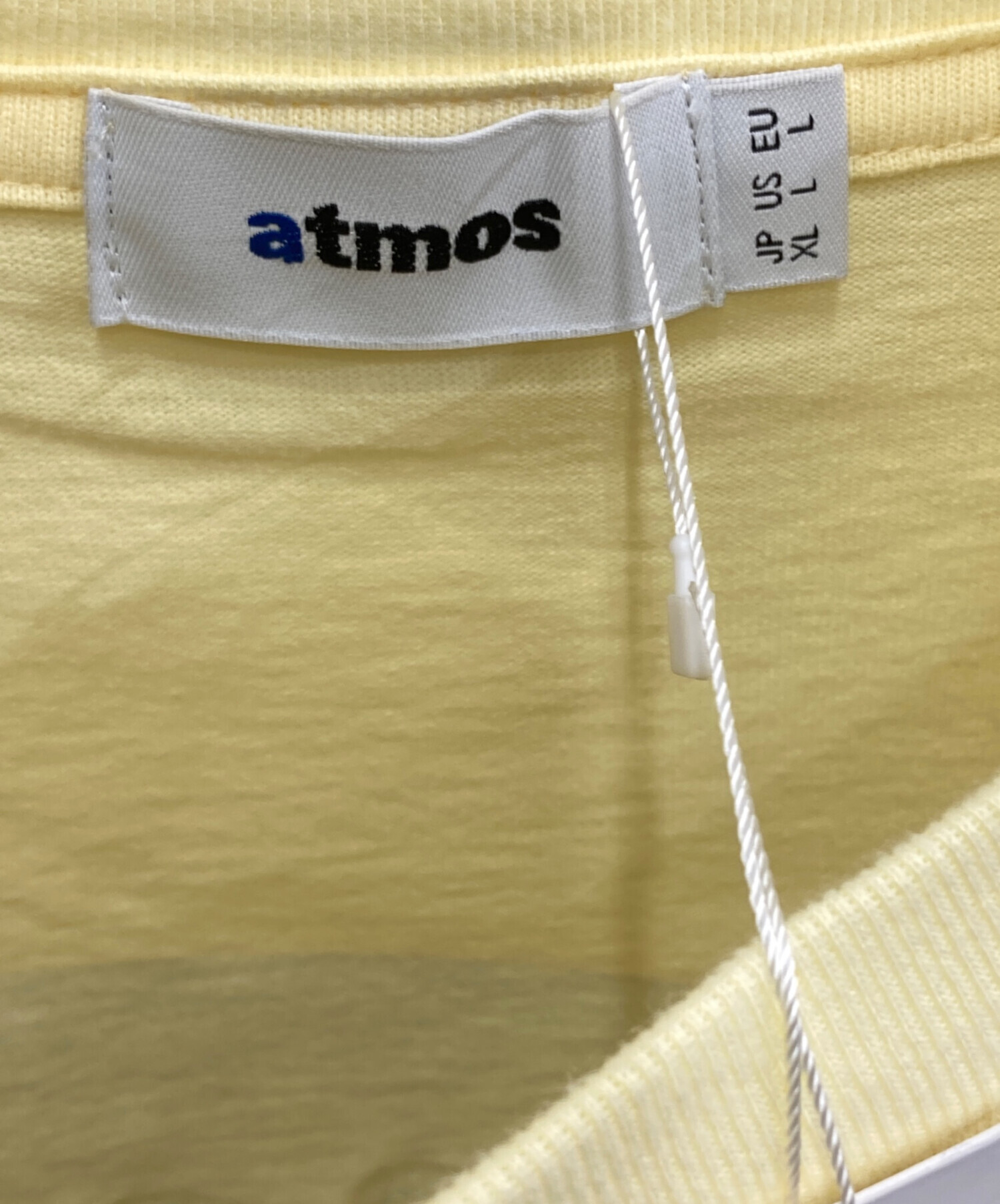 中古・古着通販】ATMOS (アトモス) Back Logo T-shirt イエロー サイズ 