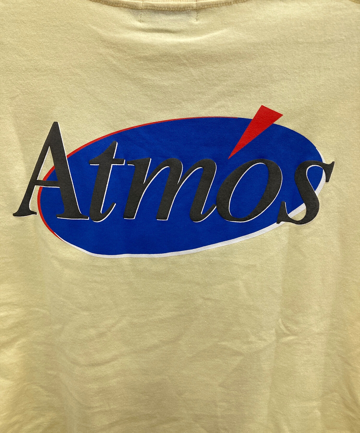 中古・古着通販】ATMOS (アトモス) Back Logo T-shirt イエロー サイズ 