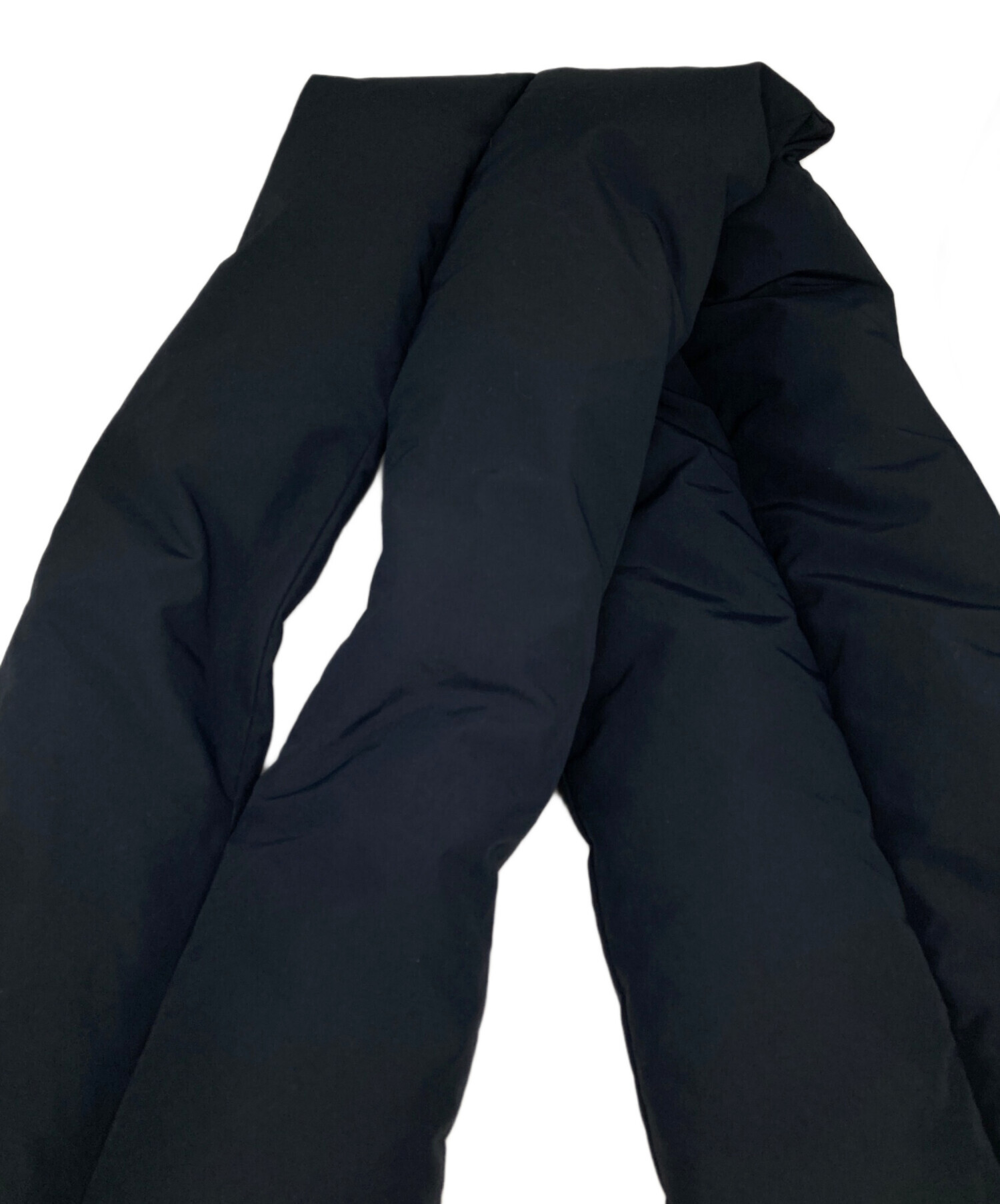 JIL SANDER ネイビー ダウン マフラー 中古・古着通販】JIL SANDER+ (ジルサンダープラス) ダウンマフラー