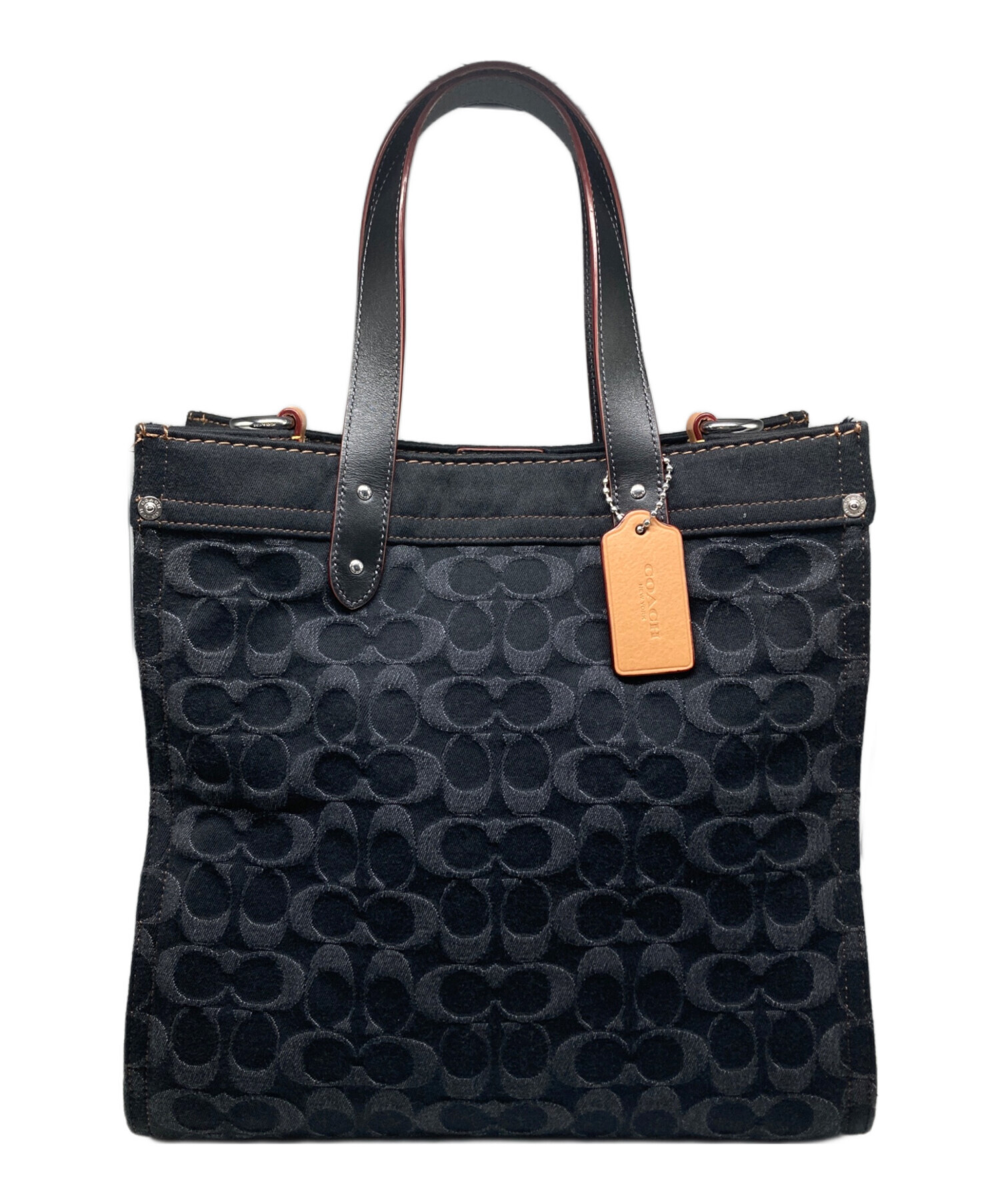 中古・古着通販】COACH (コーチ) フィールド トート・シグネチャー 