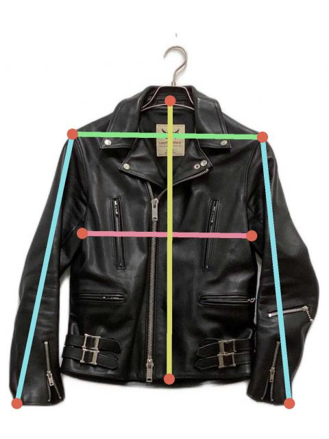 中古・古着通販】666 (666) タイトフィット サイドベルト ライダース