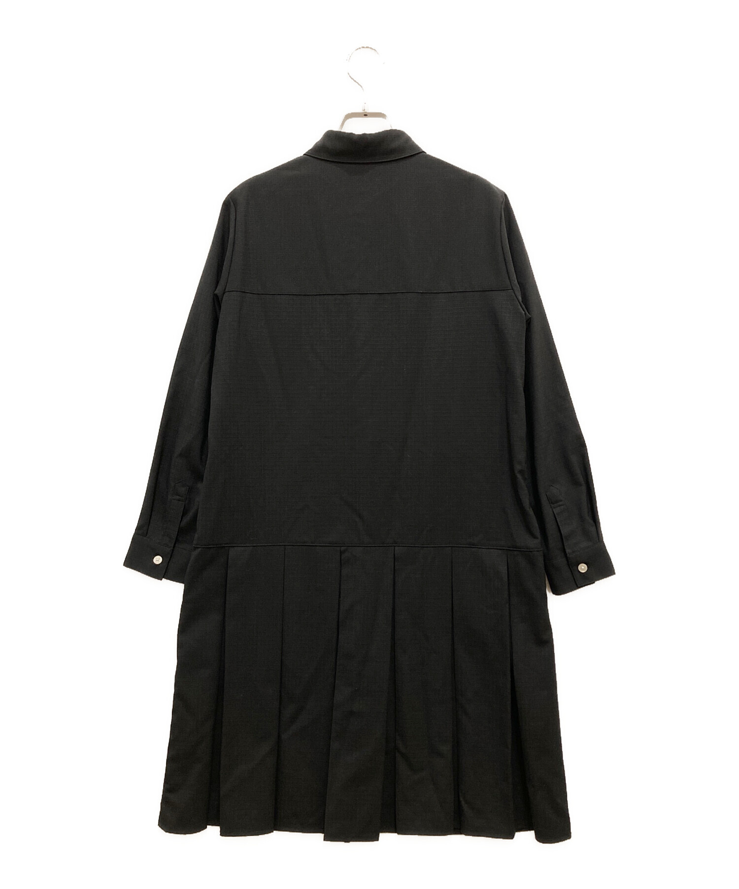 フレッドペリー プリーツバックシャツ ブラック Fred Perry ブラック