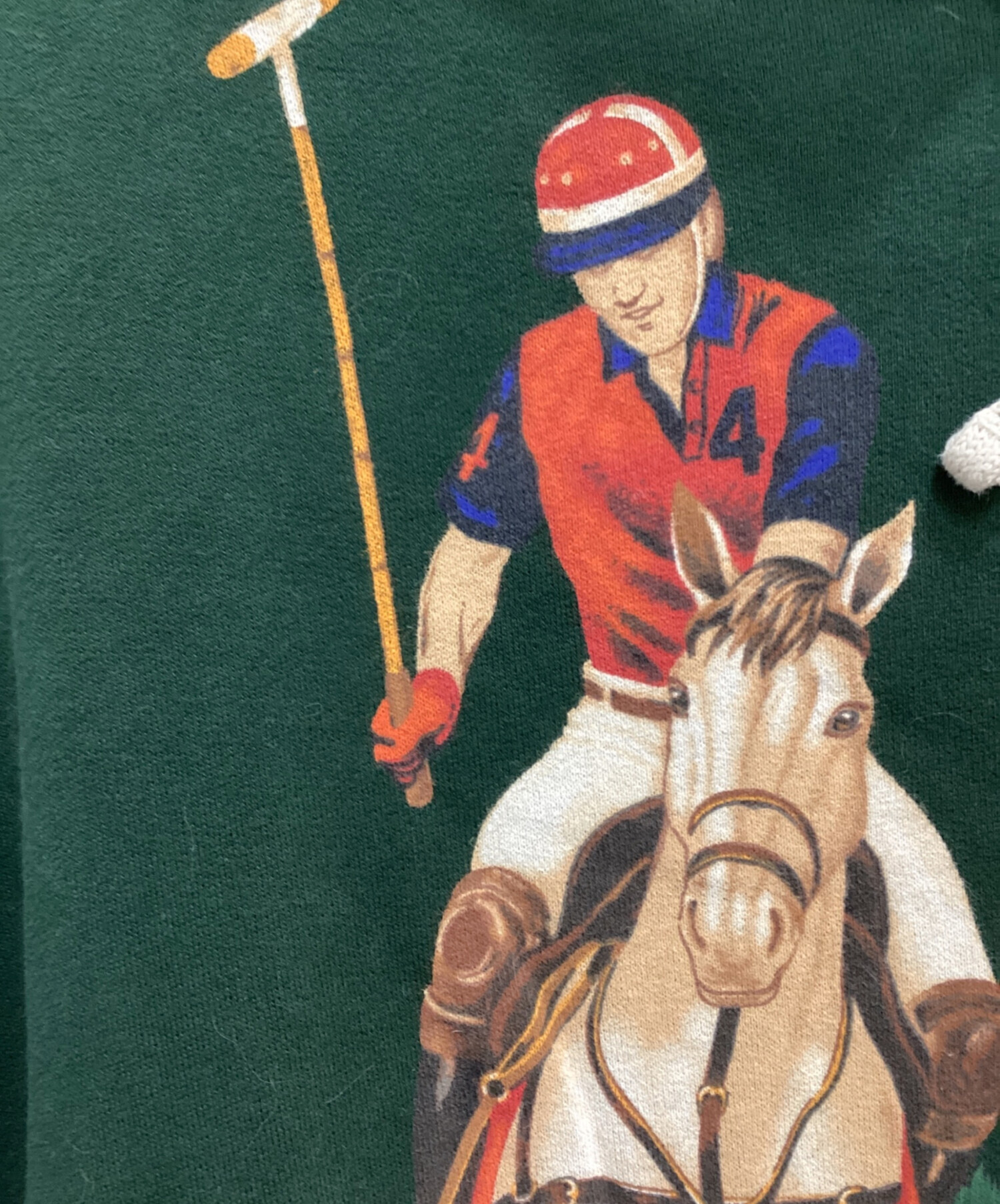 ポロ ラルフローレン ホース 馬柄 フーディー　スウェット パーカー S 未使用 中古・古着通販】POLO RALPH LAUREN (ポロ・ラルフローレン) 5 HORSE