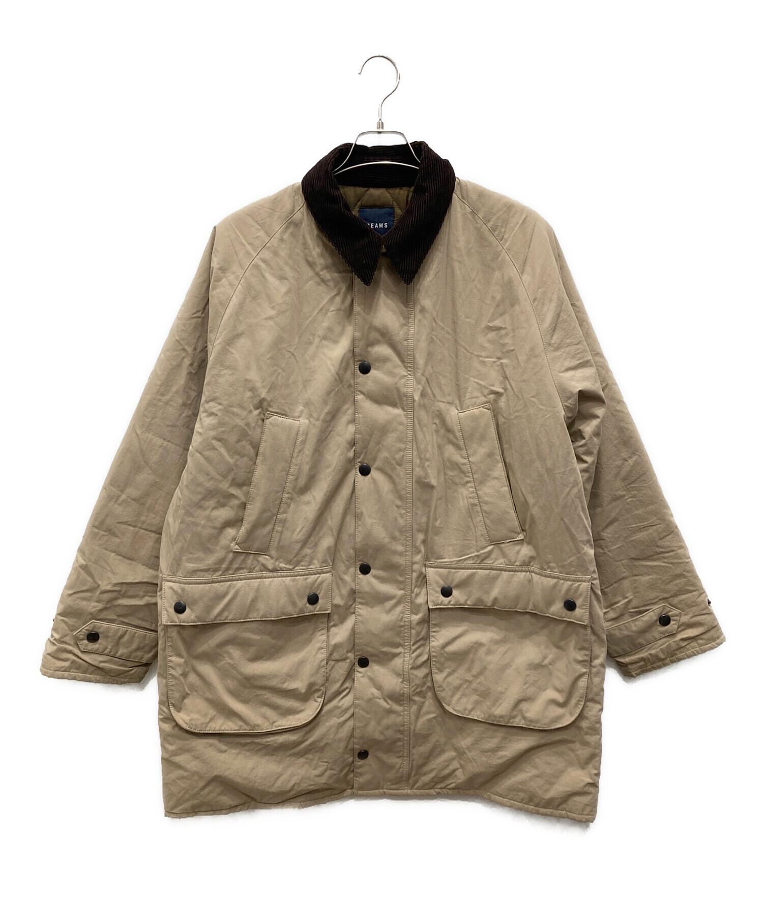 中古・古着通販】BEAMS (ビームス) 中綿 フィールドコート ベージュ 