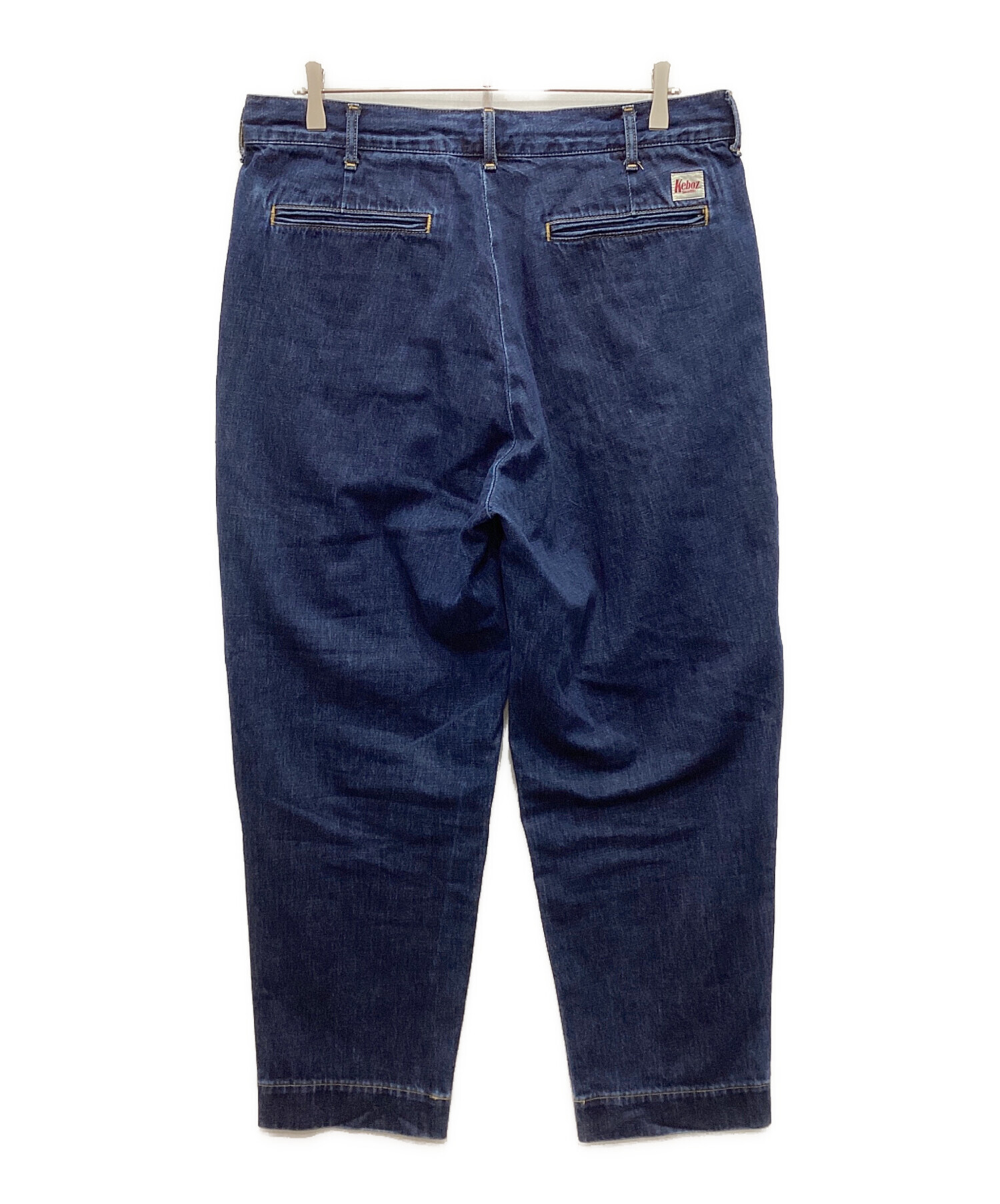 中古・古着通販】KEBOZ (ケボズ) 2タックデニムパンツ インディゴ 