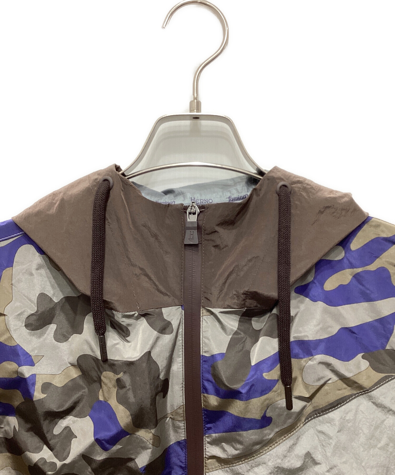 中古・古着通販】HERNO (ヘルノ) カモフラージュPT ナイロンフーデッド