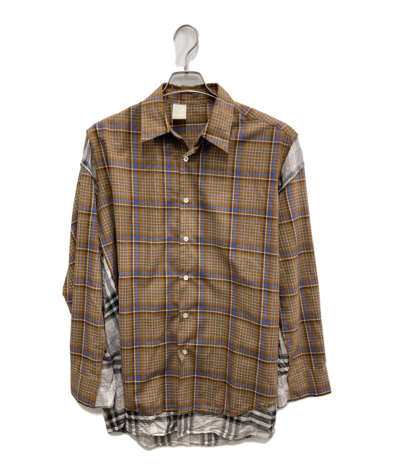 中古・古着通販】N.HOOLYWOOD (エヌ ハリウッド) BIG CHECK SHIRT