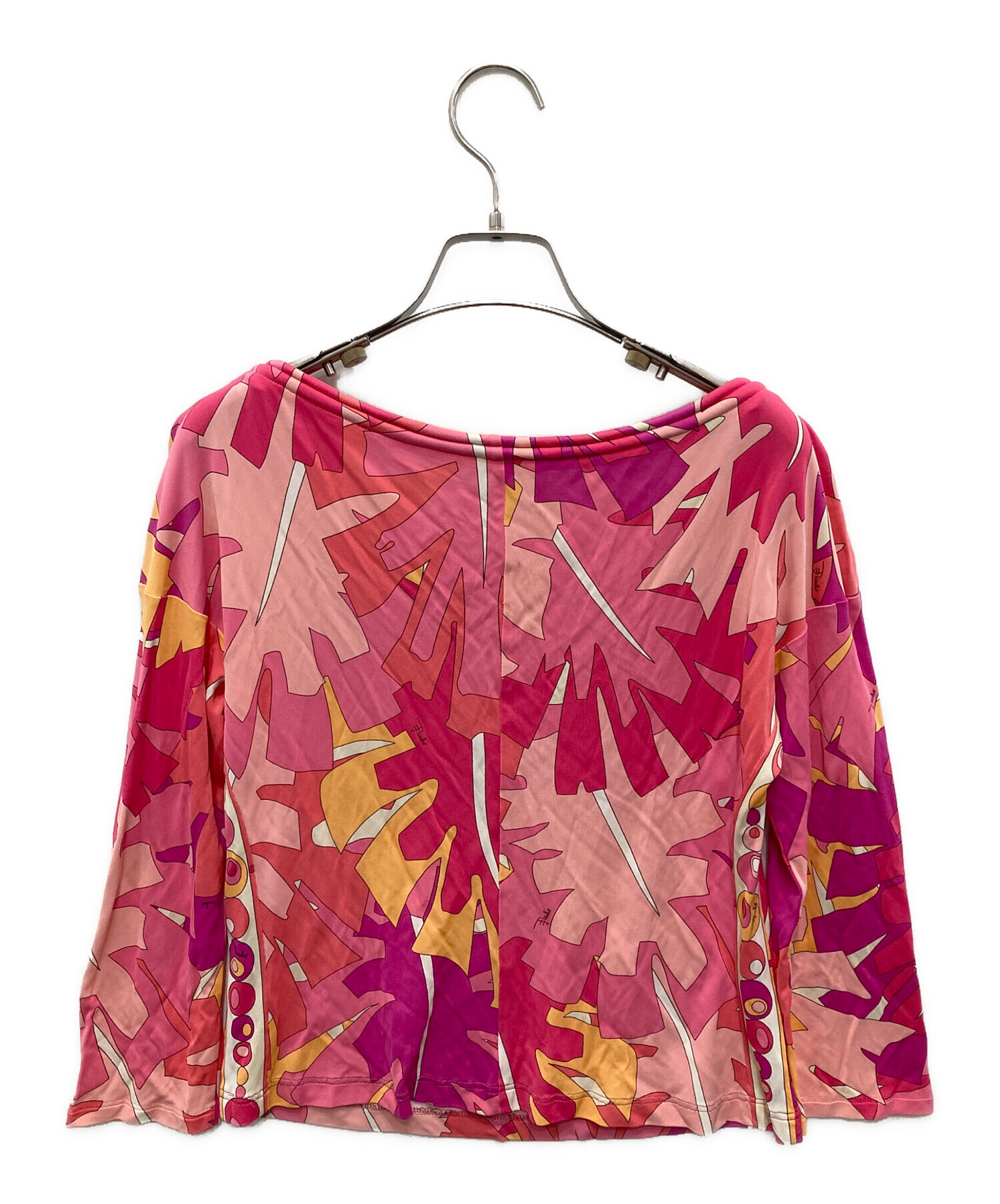 中古・古着通販】Emilio Pucci (エミリオ プッチ) ブラウス ピンク 