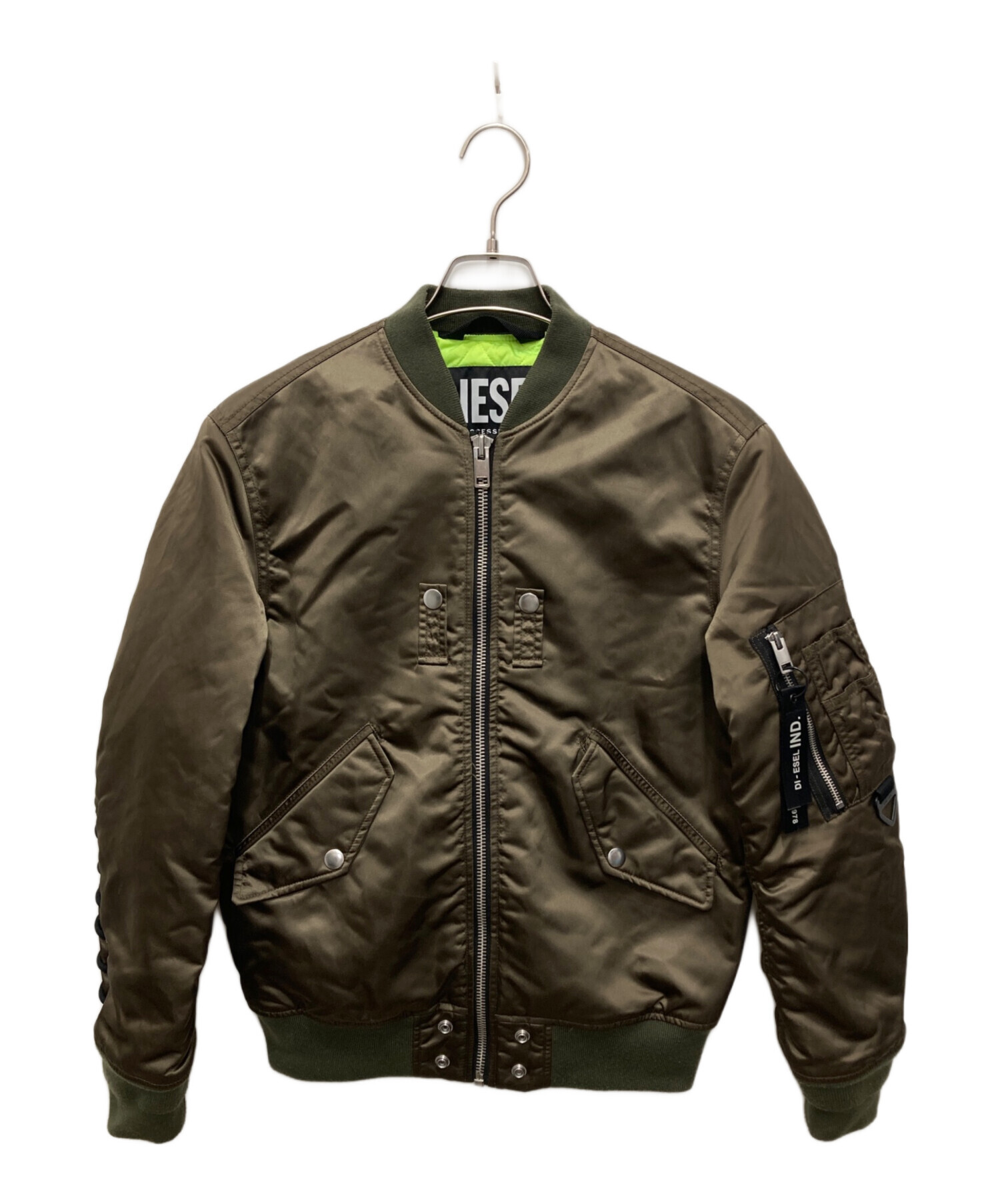 中古・古着通販】DIESEL (ディーゼル) レースアップボンバージャケット