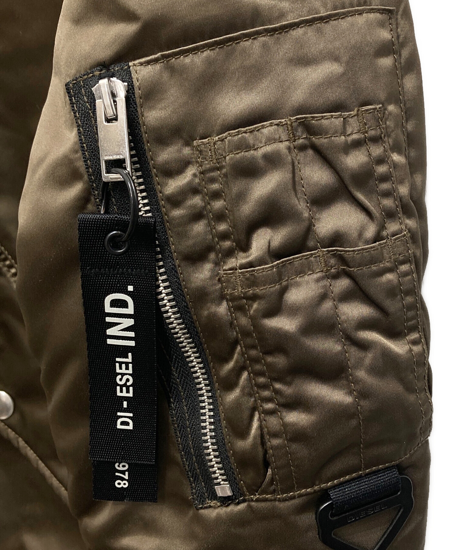 中古・古着通販】DIESEL (ディーゼル) レースアップボンバージャケット
