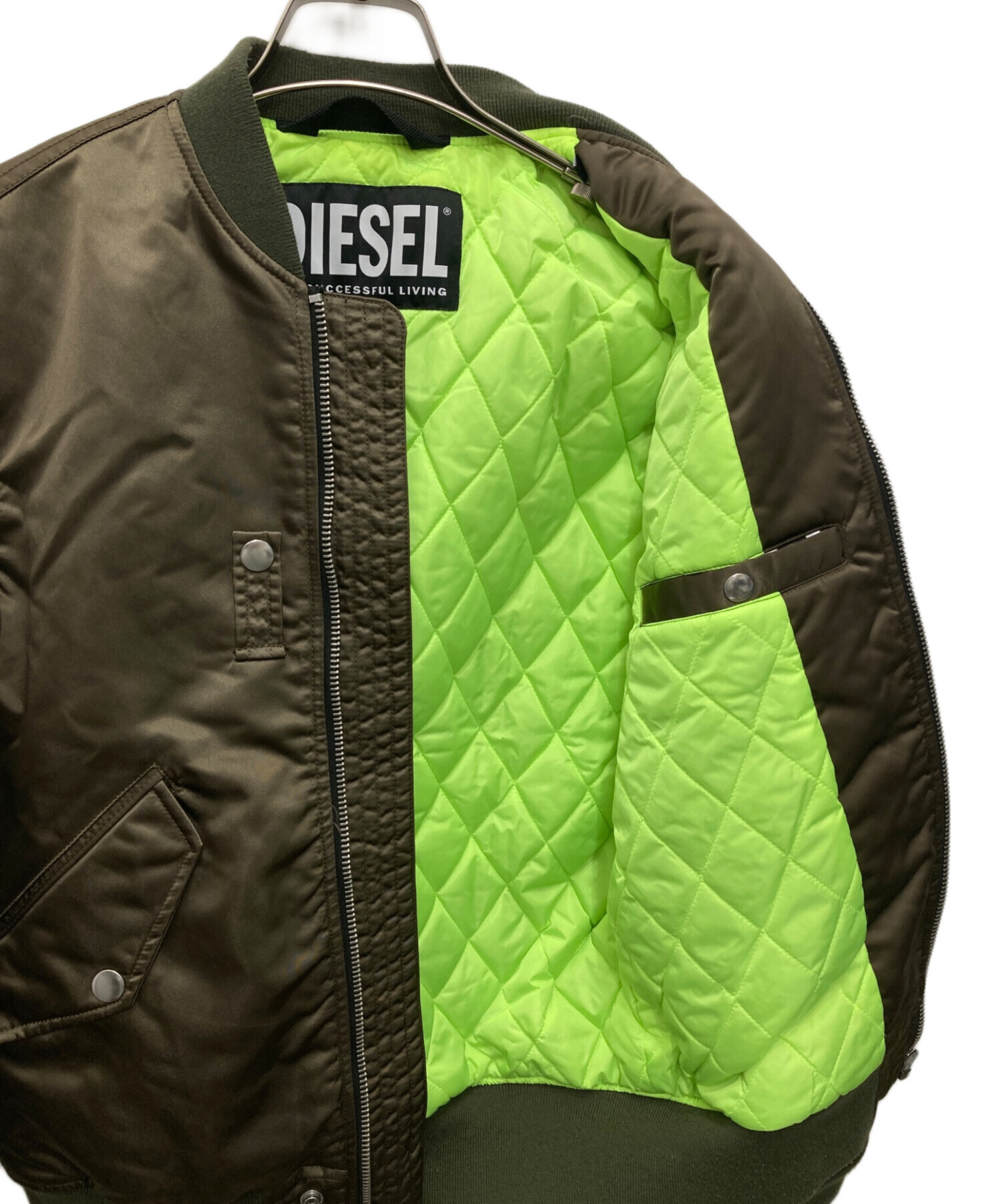 中古・古着通販】DIESEL (ディーゼル) レースアップボンバージャケット
