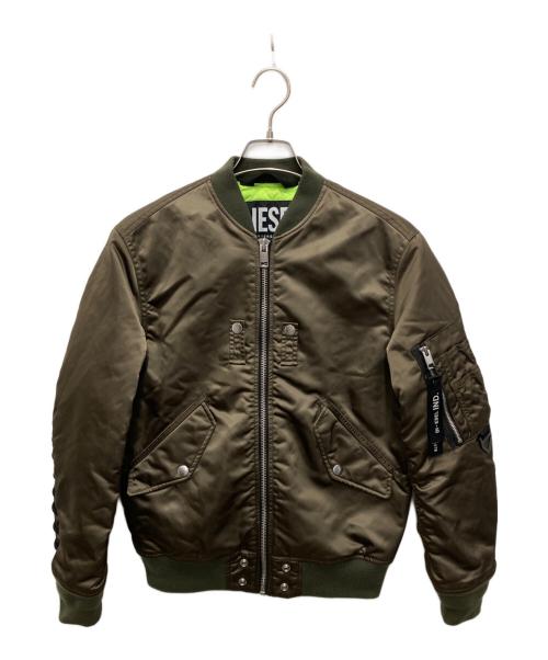 超レア ヴィンテージ 良品　DIESEL ディーゼル レザー ボンバージャケット 中古・古着通販】DIESEL (ディーゼル) レースアップボンバージャケット