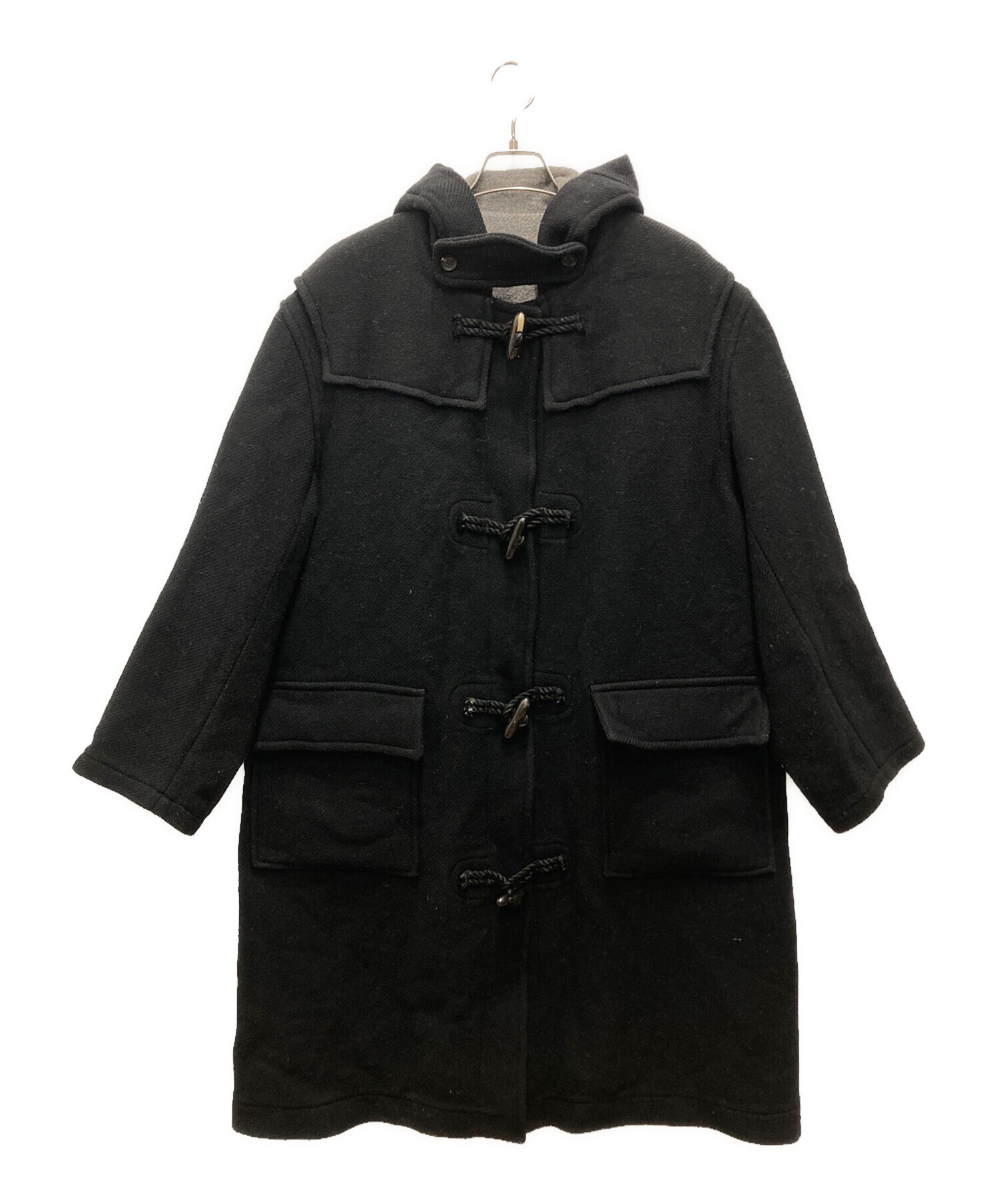 90s y's for men ブラック ダッフルコート 中古・古着通販】Y'S for men (ワイズフォーメン) ダッフルコート