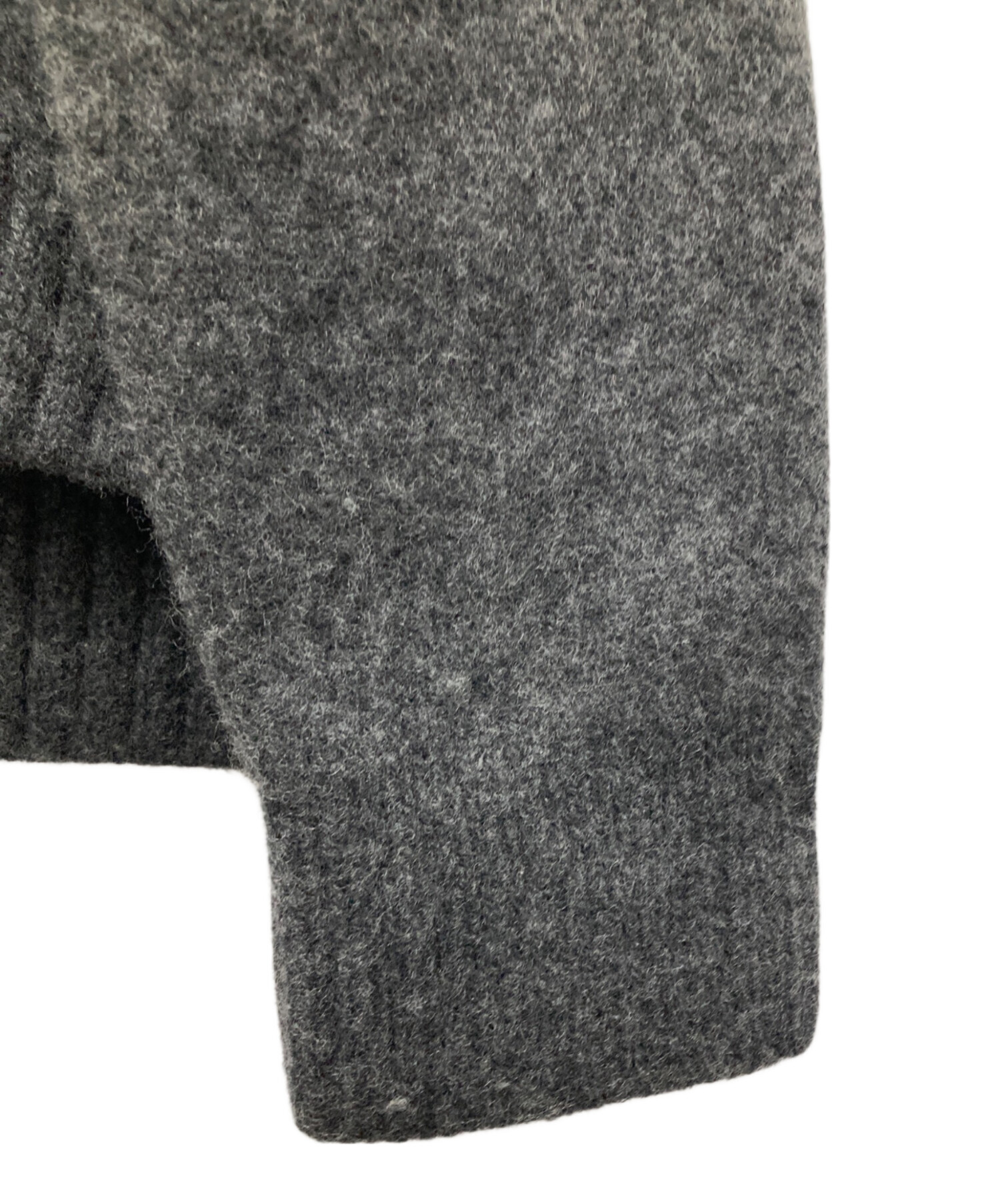 中古・古着通販】ATON (エイトン) ハイネックニット グレー サイズ:2