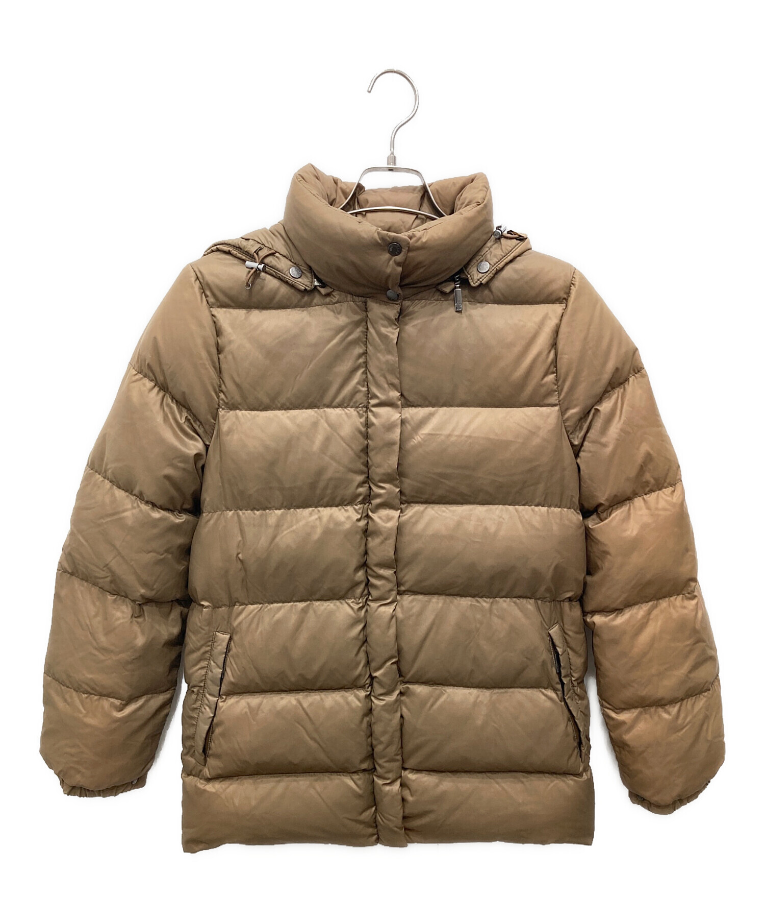 mare　MONCLER ベージュ ダウンジャケット　サイズ0ベルトあり mare MONCLER ベージュ ダウンジャケット サイズ0ベルトあり MONCLER
